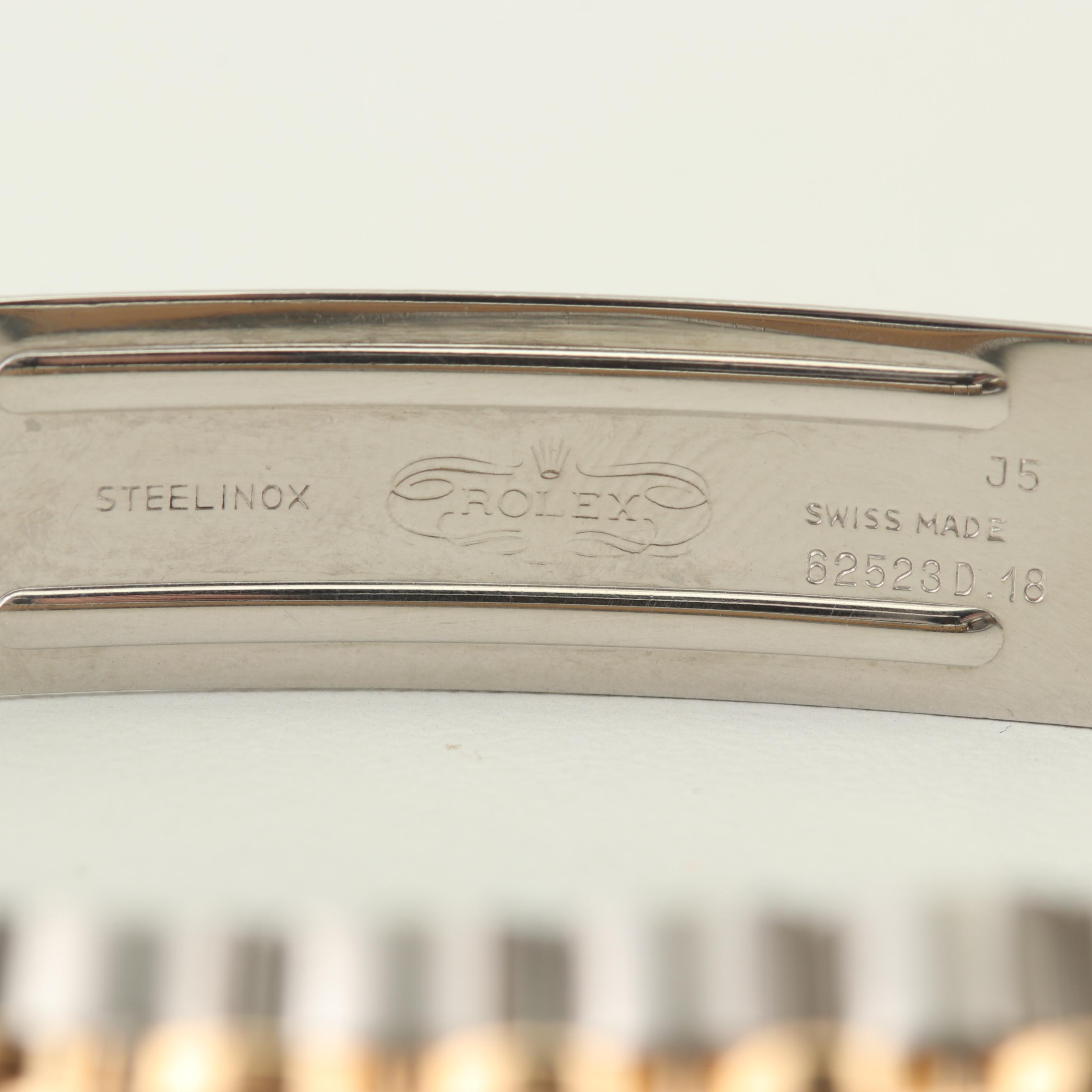 Vintage Rolex Oyster Perpetual Stainless Steel and 18K Yellow Gold Watch