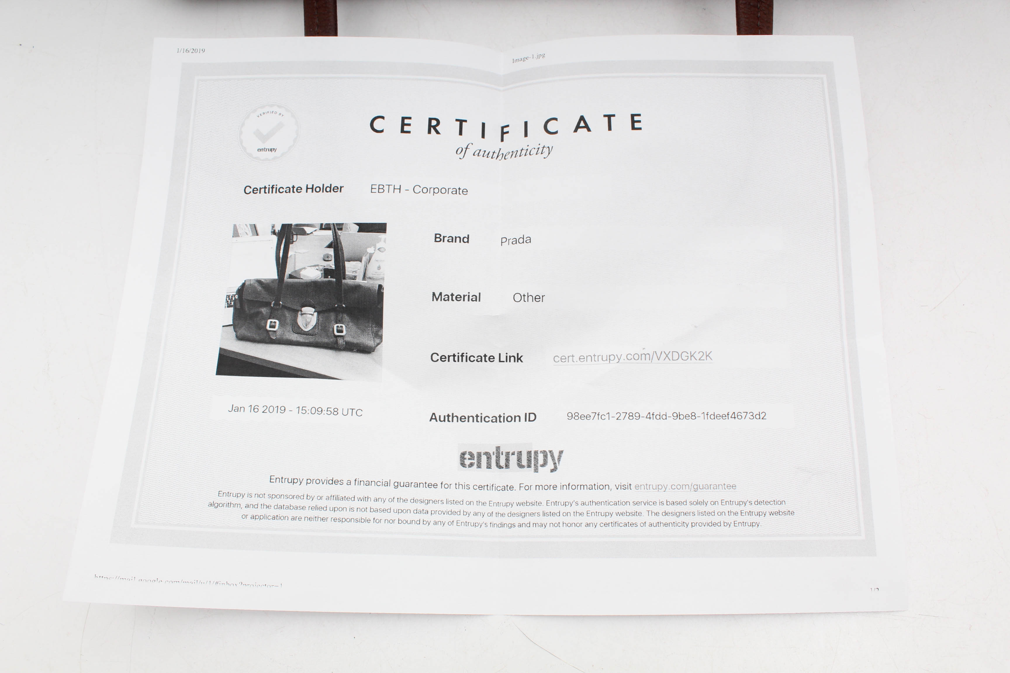 Prada Brown Leather Foldover Pushlock Shoulder Bag