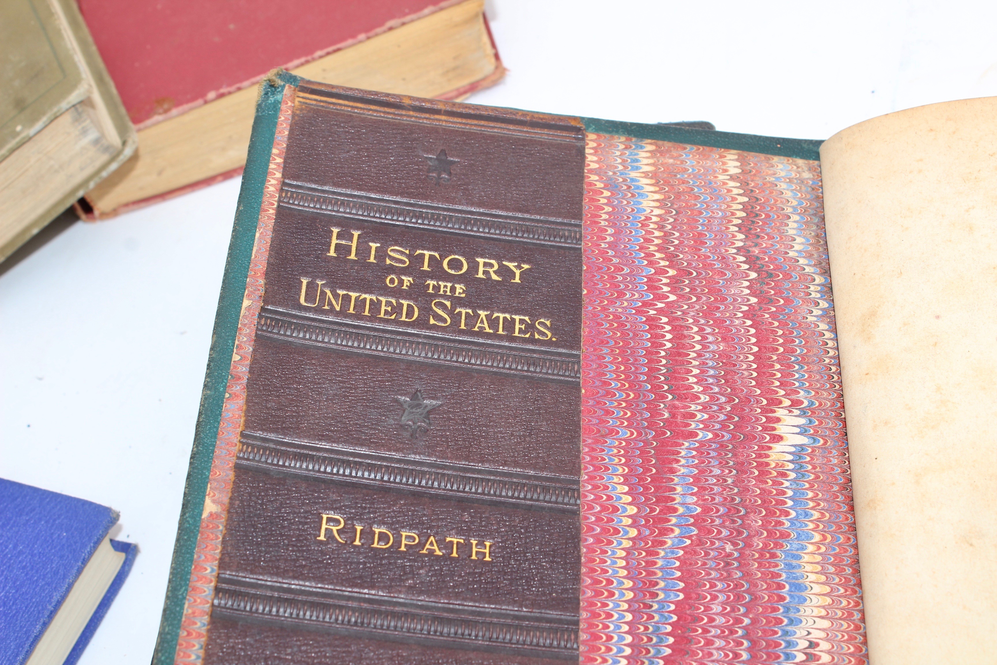 Antique History Book Collection