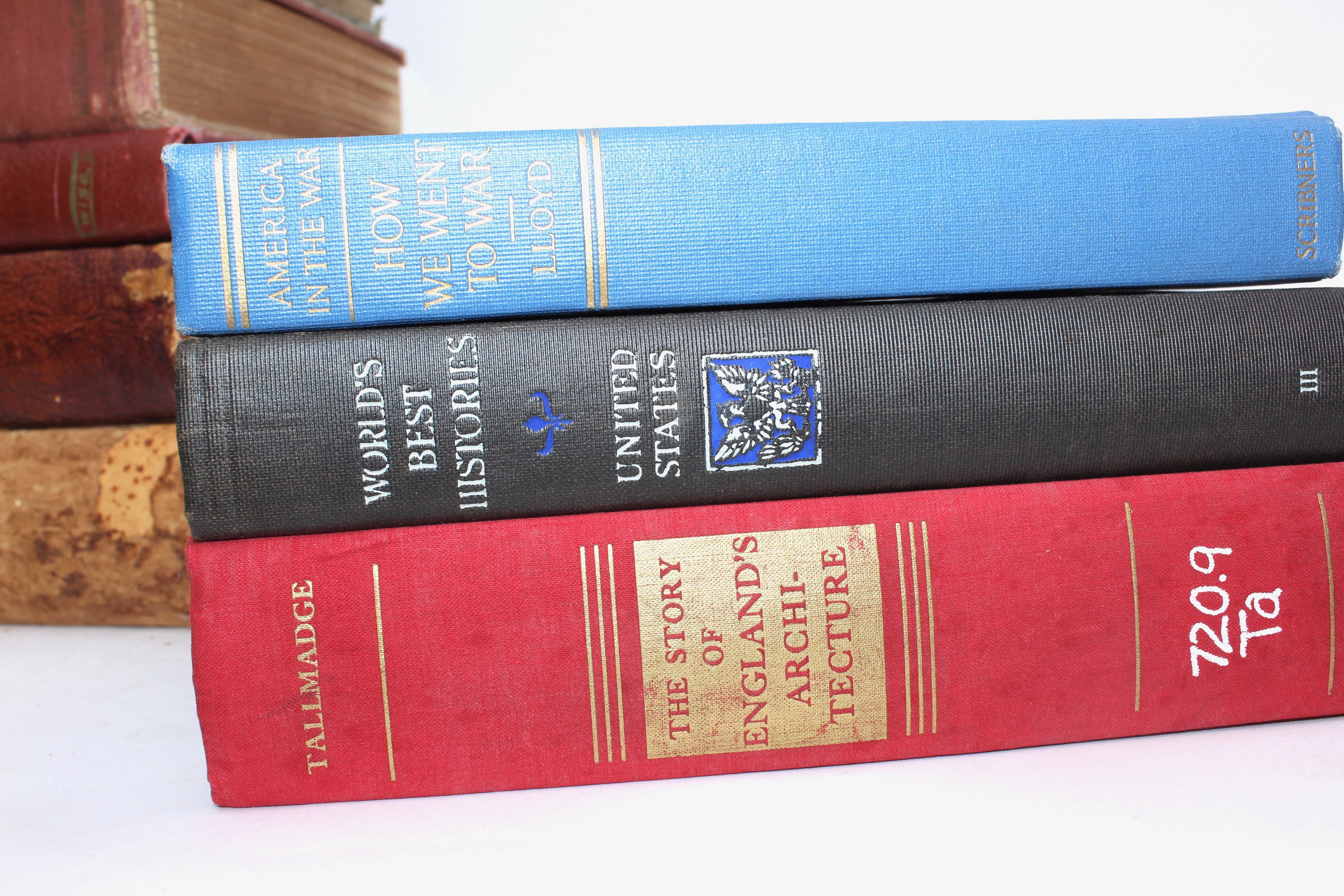 Antique History Book Collection