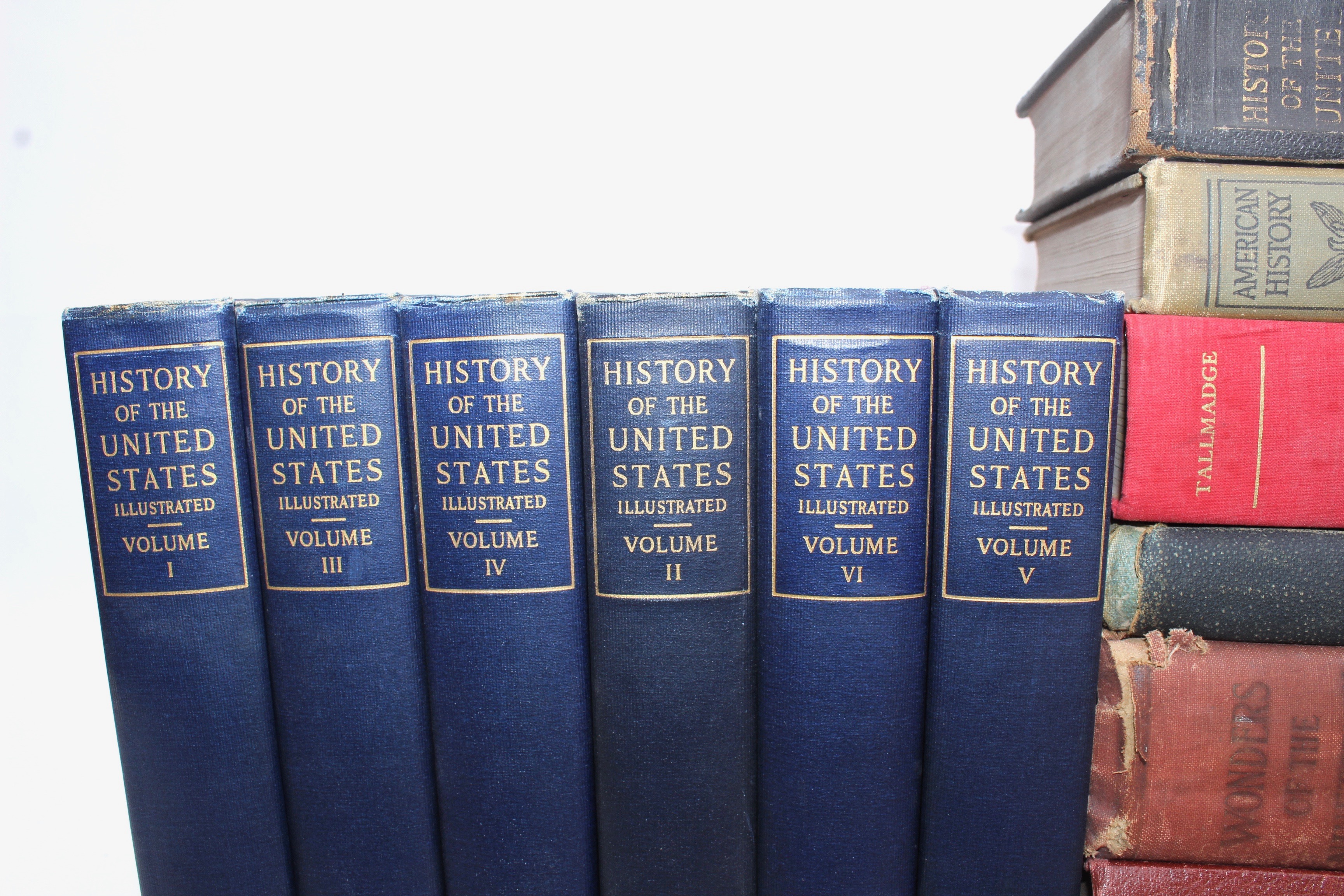 Antique History Book Collection