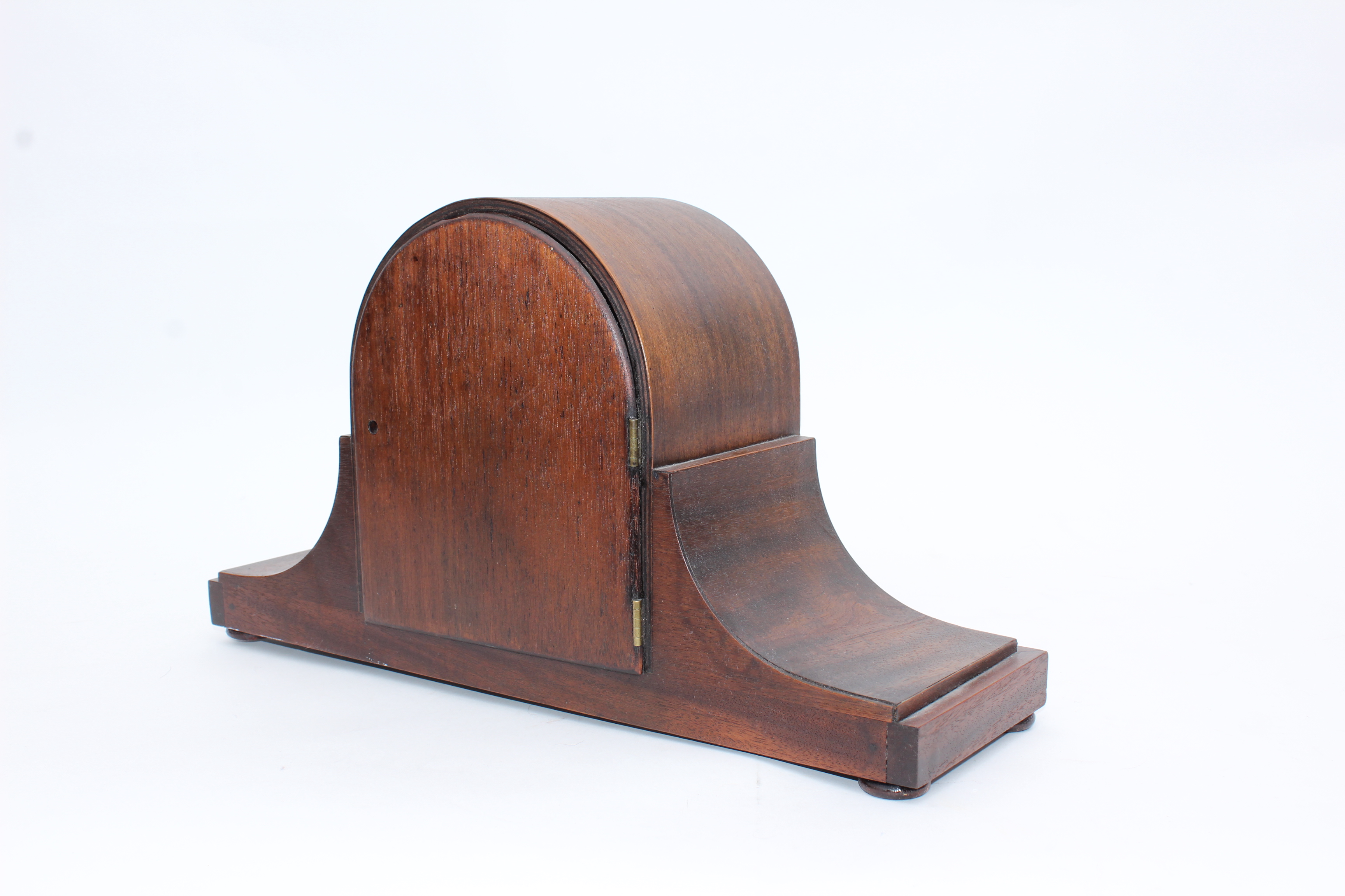 Vintage Seth Thomas Wood Tambour Mantel Clock