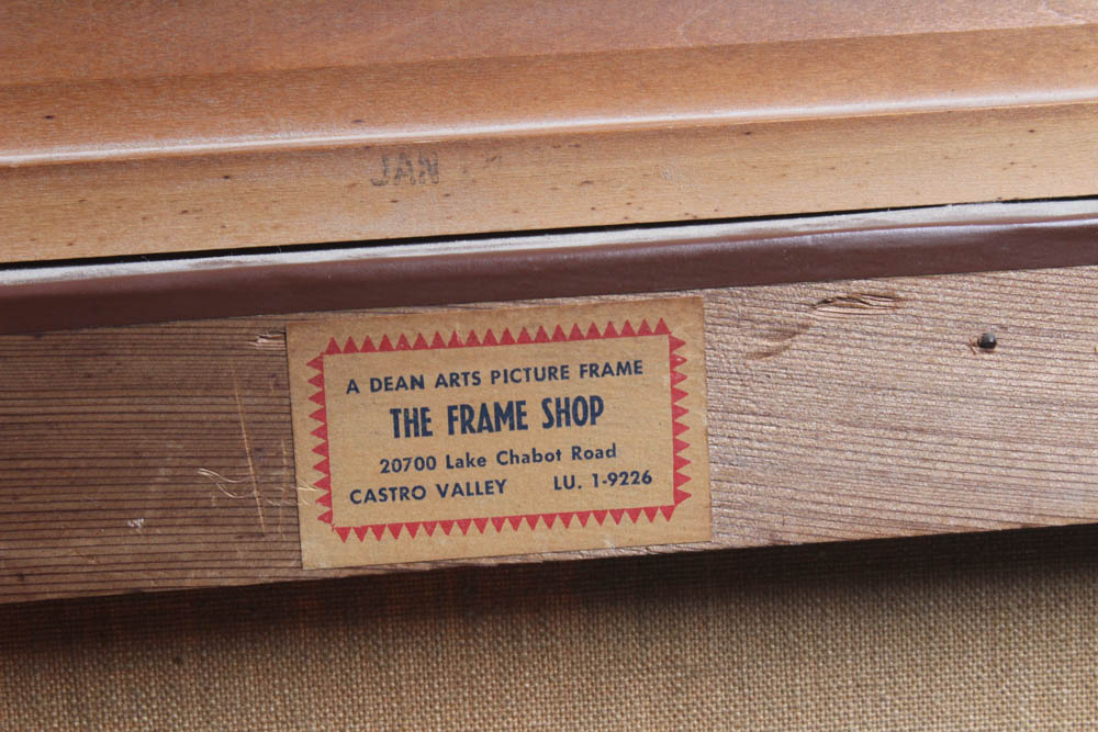 Shigeo Wakaishi Mountainous Landscape Oil Painting