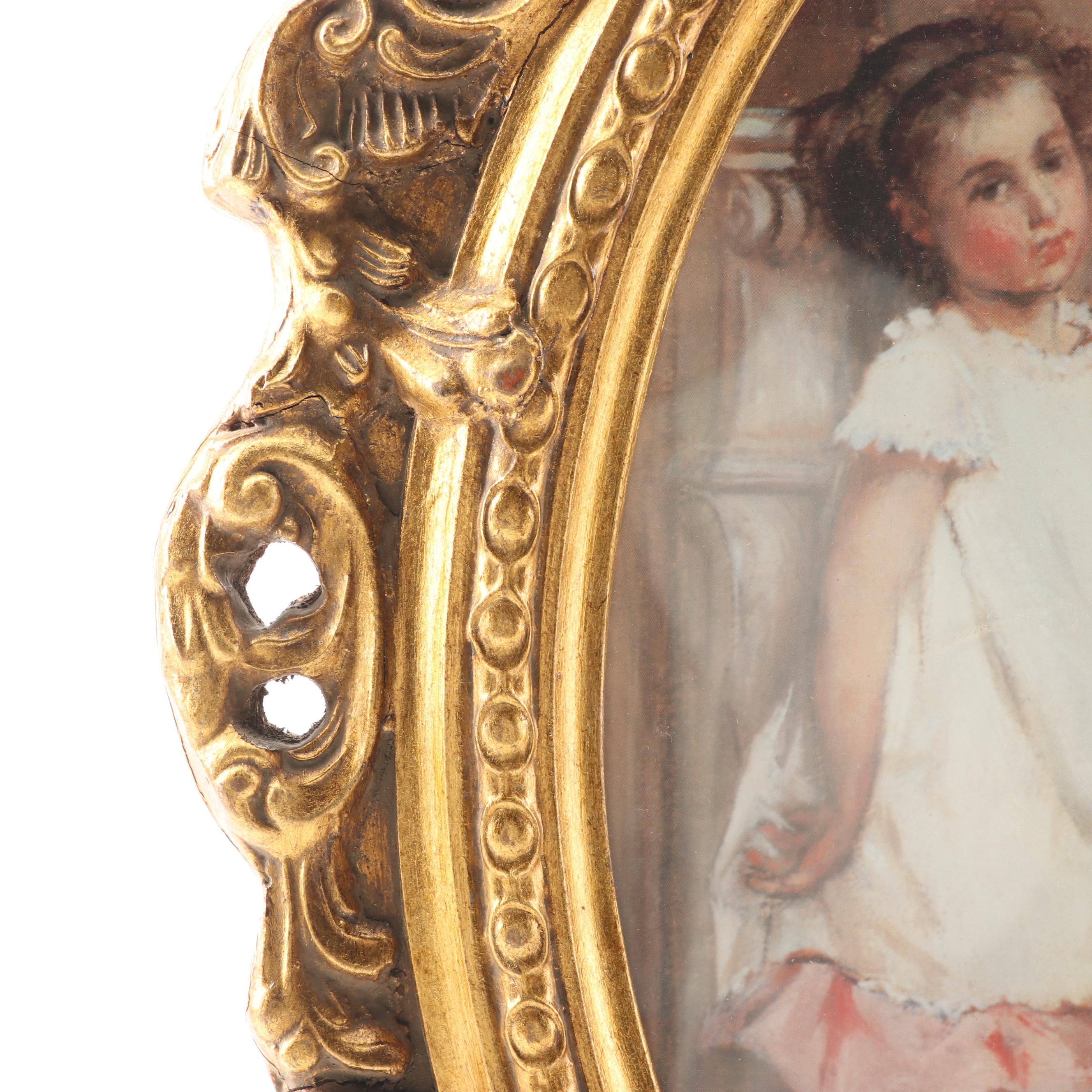 Offset Lithograph after Albert Roosenboom ''Her First Bouquet''