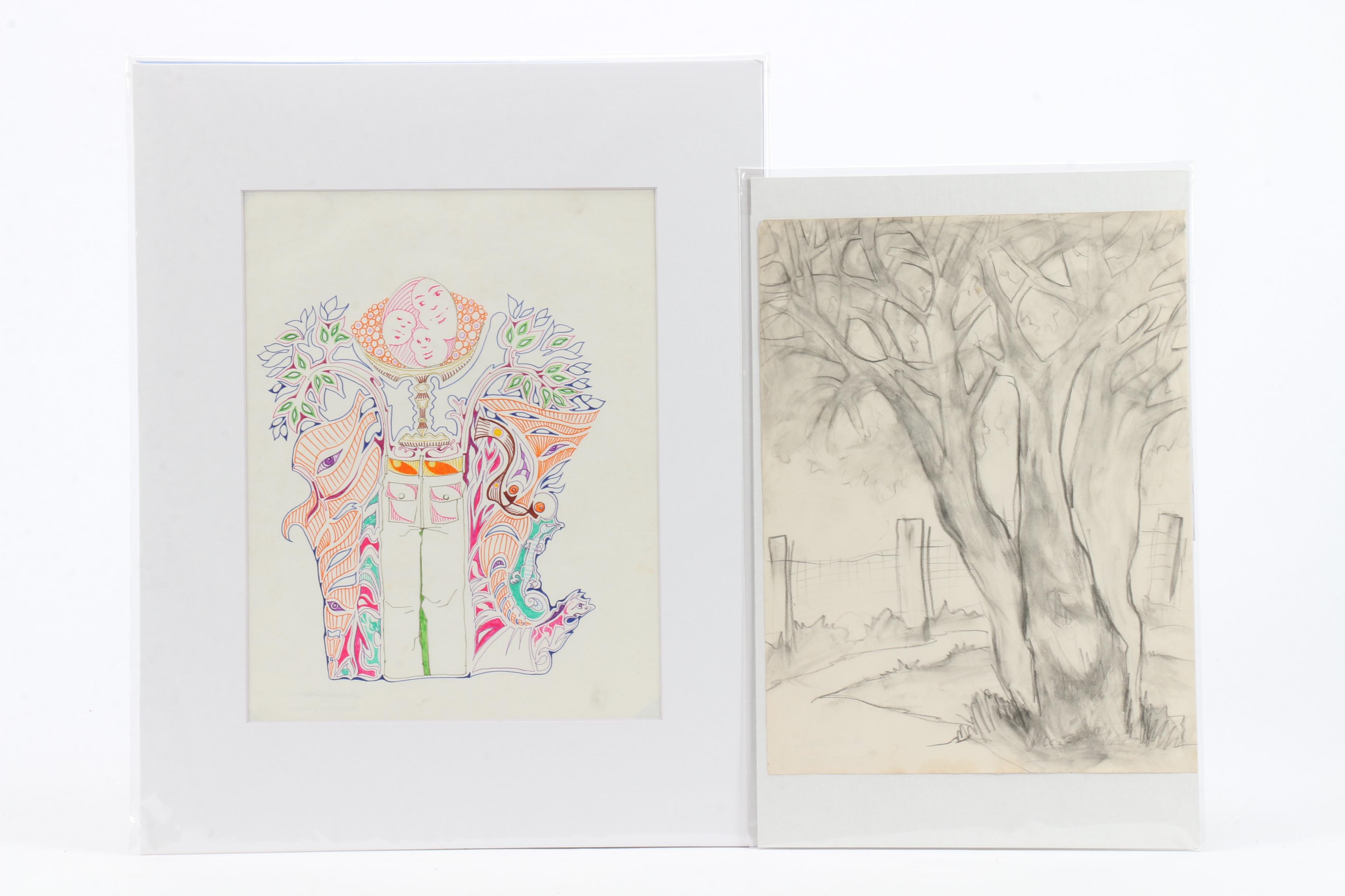 Carol Mathews Assorted Drawings Plus Book "Carol's Story"