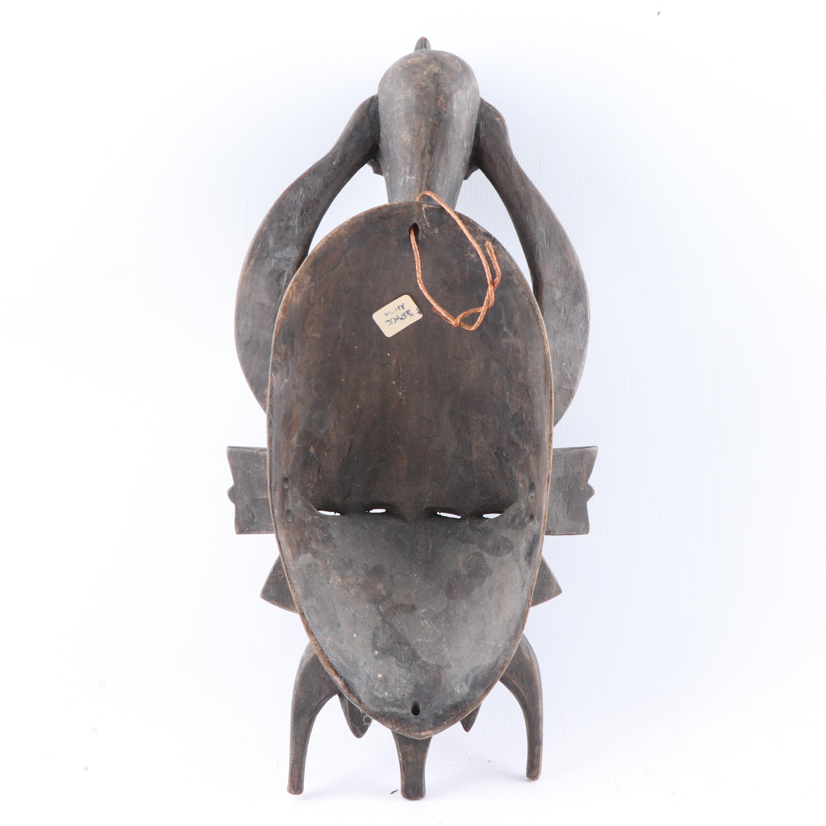 West and Central African Masks Featuring Senufo Kpelie Double Mask