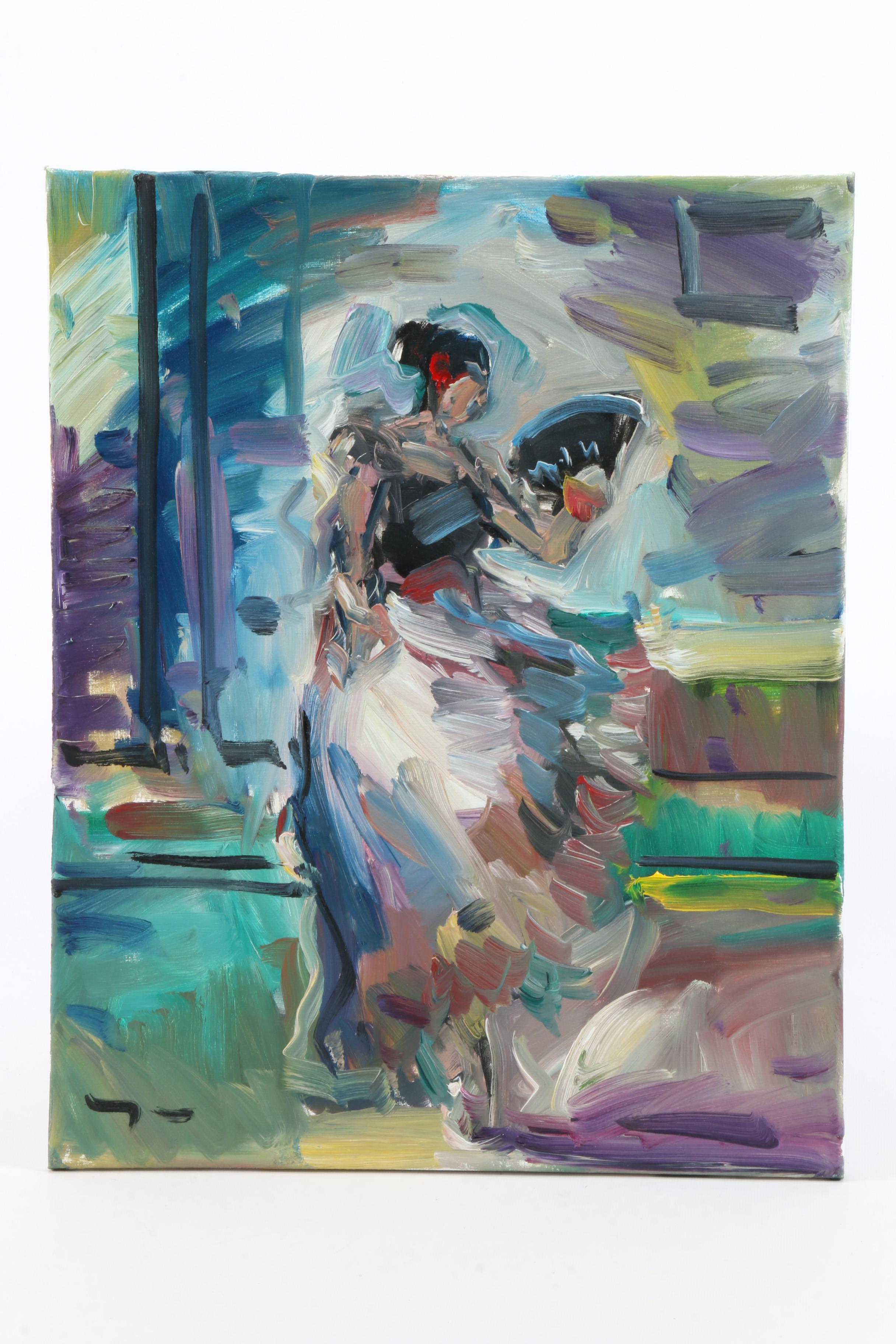 Jose Trujillo 2018 Oil Painting "Spanish Dancer"