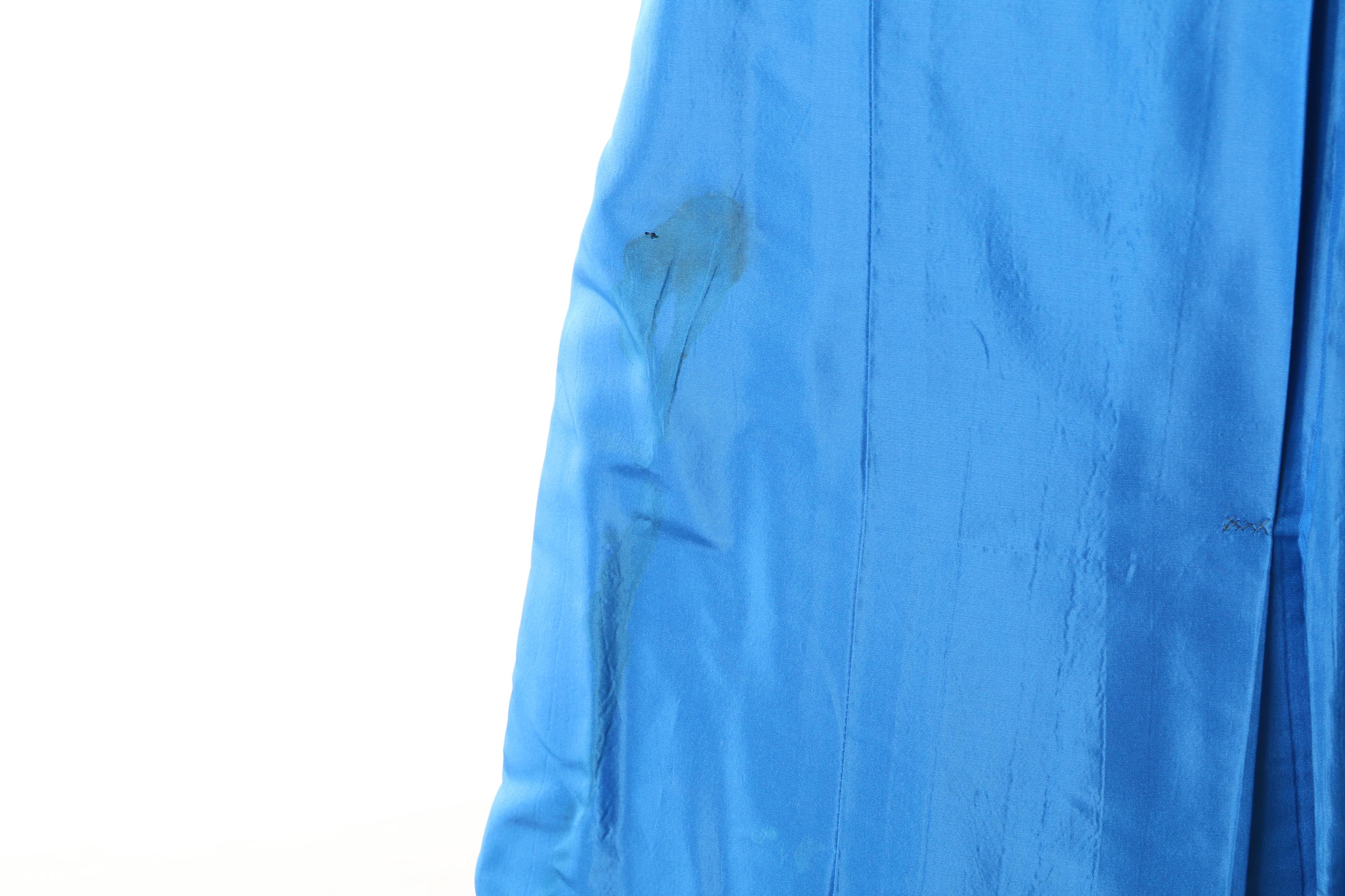 Pauline Trigère Wool Coat in French Blue, Late 1950s Vintage Couture