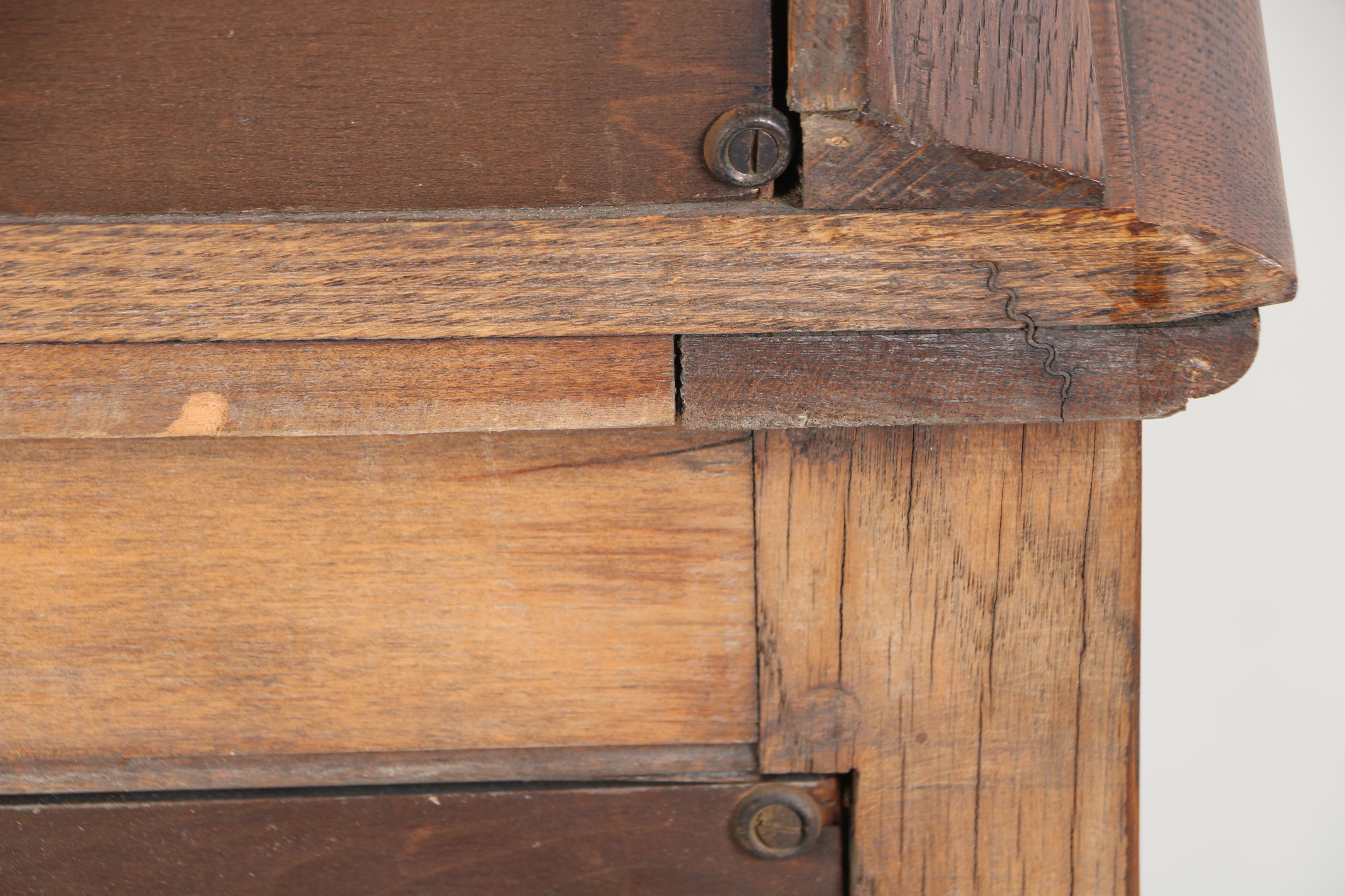 Jacobean Style Oak Cupboard by Sligh Furniture Co., Early 20th Century