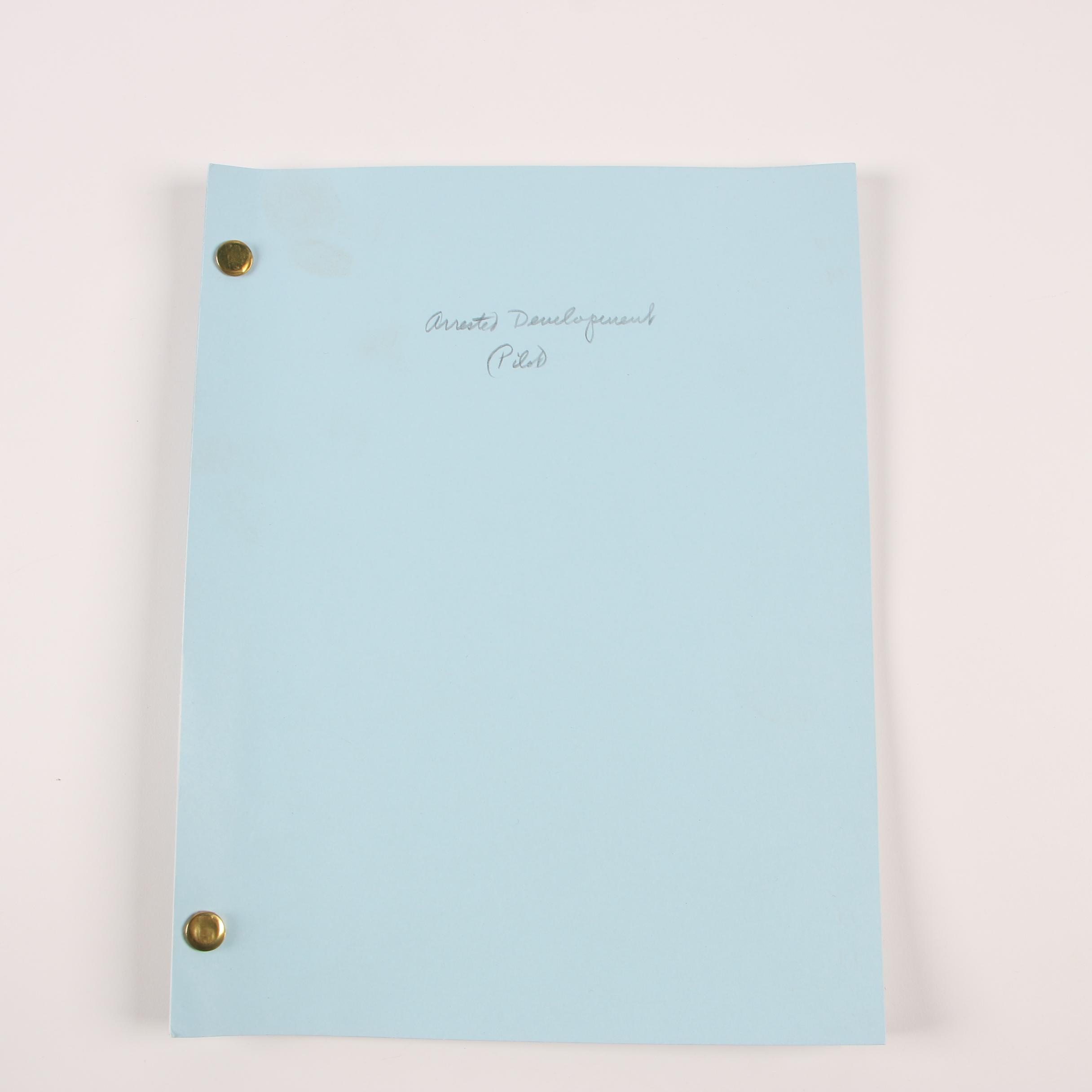 Television Pilot Scripts featuring "Arrested Development" and "The X-Files"