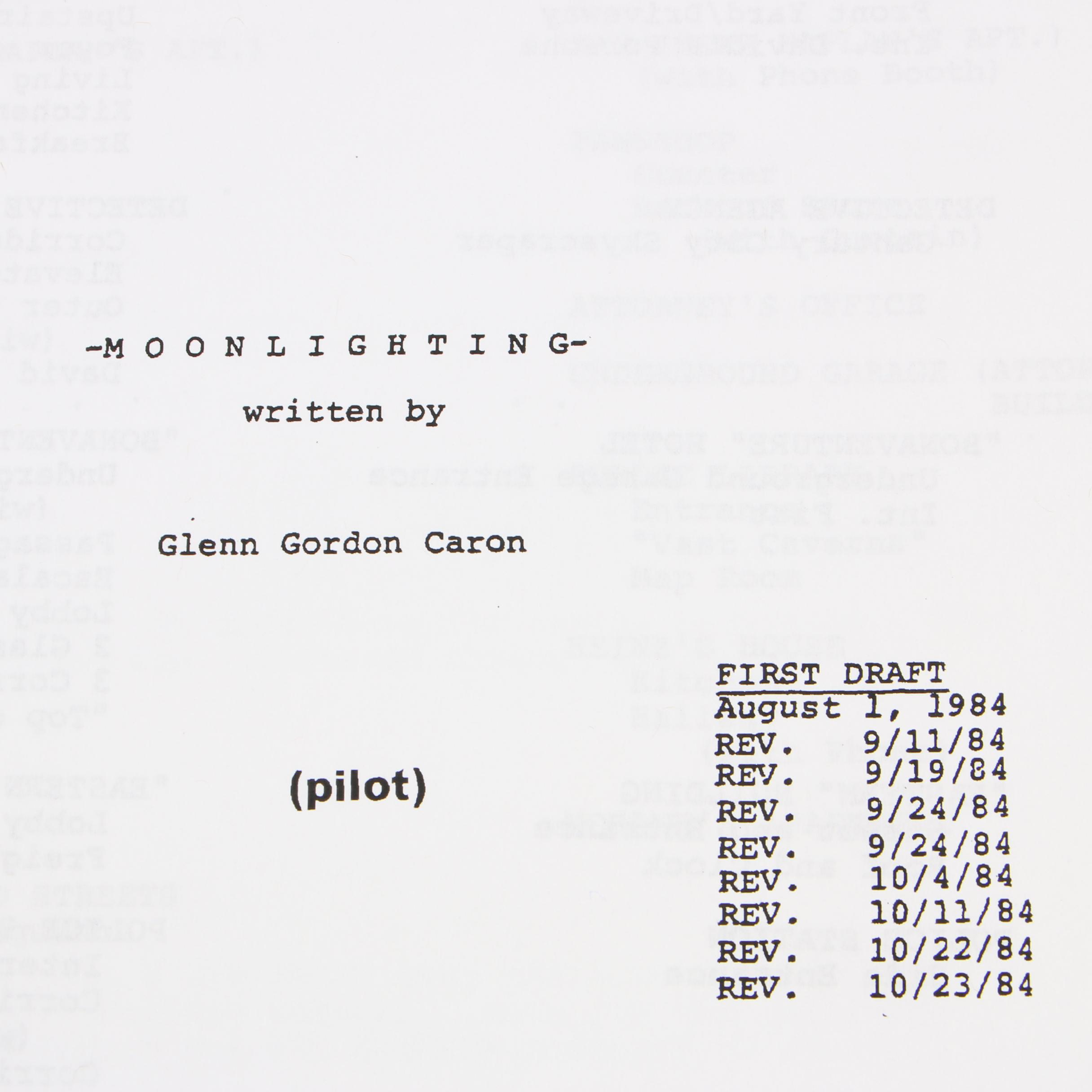 Television Pilot Scripts featuring "Arrested Development" and "The X-Files"