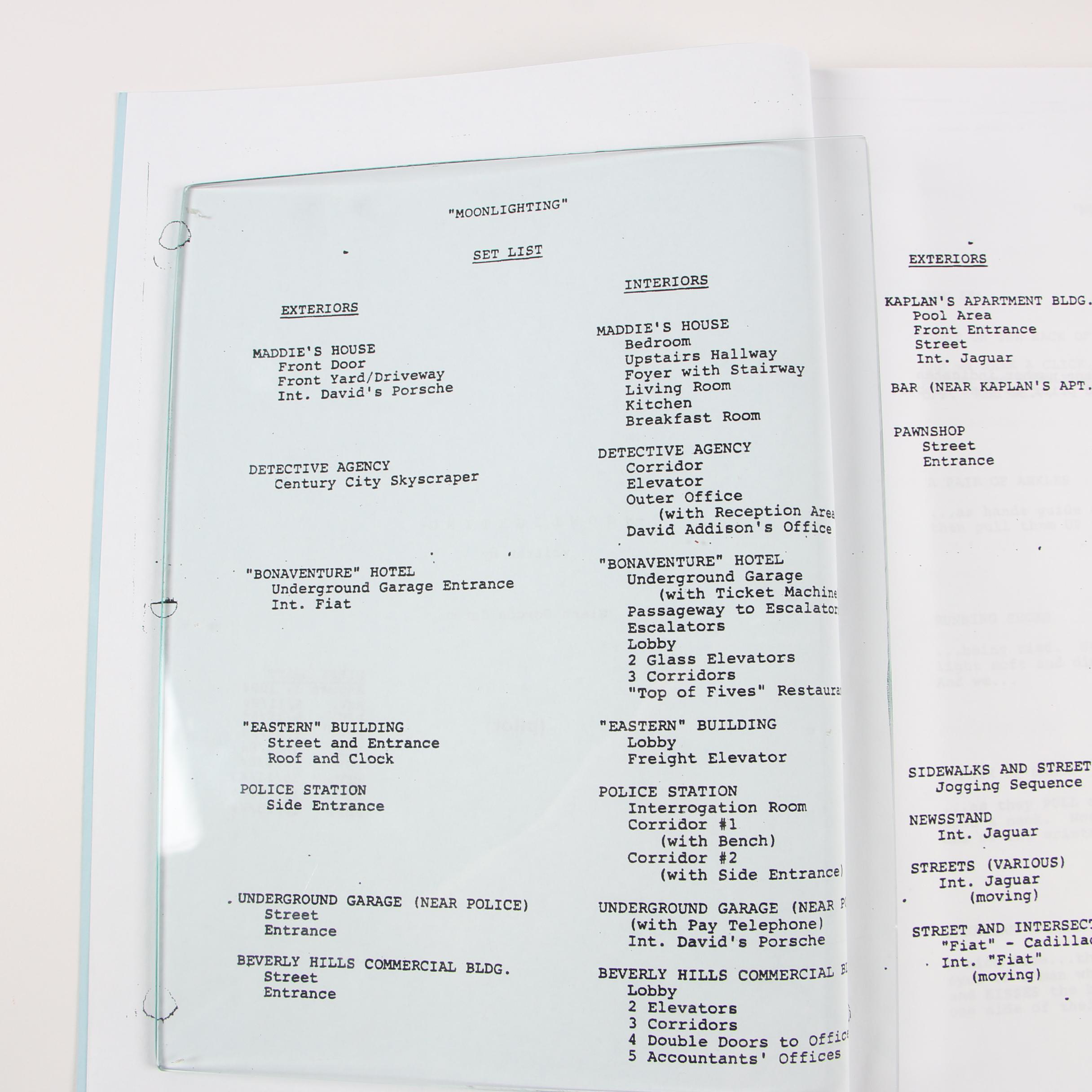 Television Pilot Scripts featuring "Arrested Development" and "The X-Files"