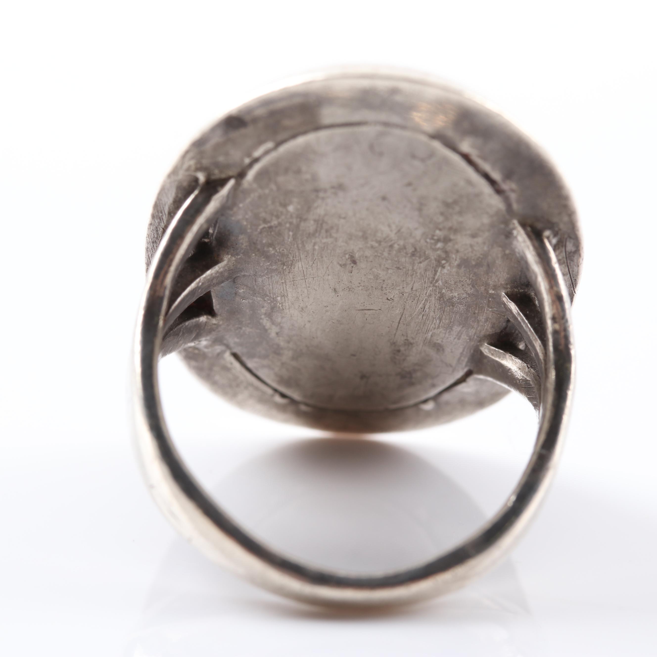 Sterling Silver Turquoise Mother Of Pearl Rings