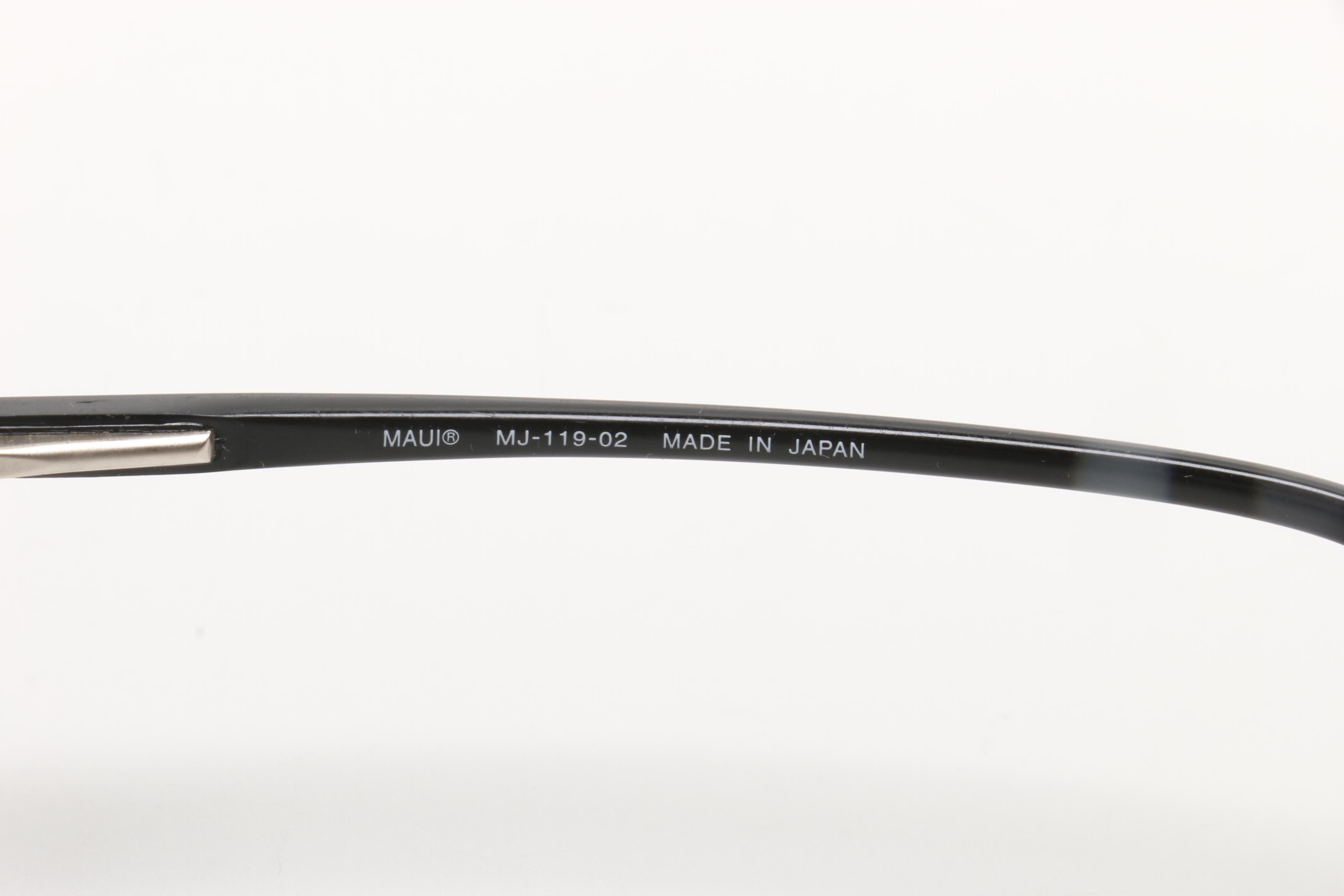 Maui Jim Rimless Sunglasses with Cases