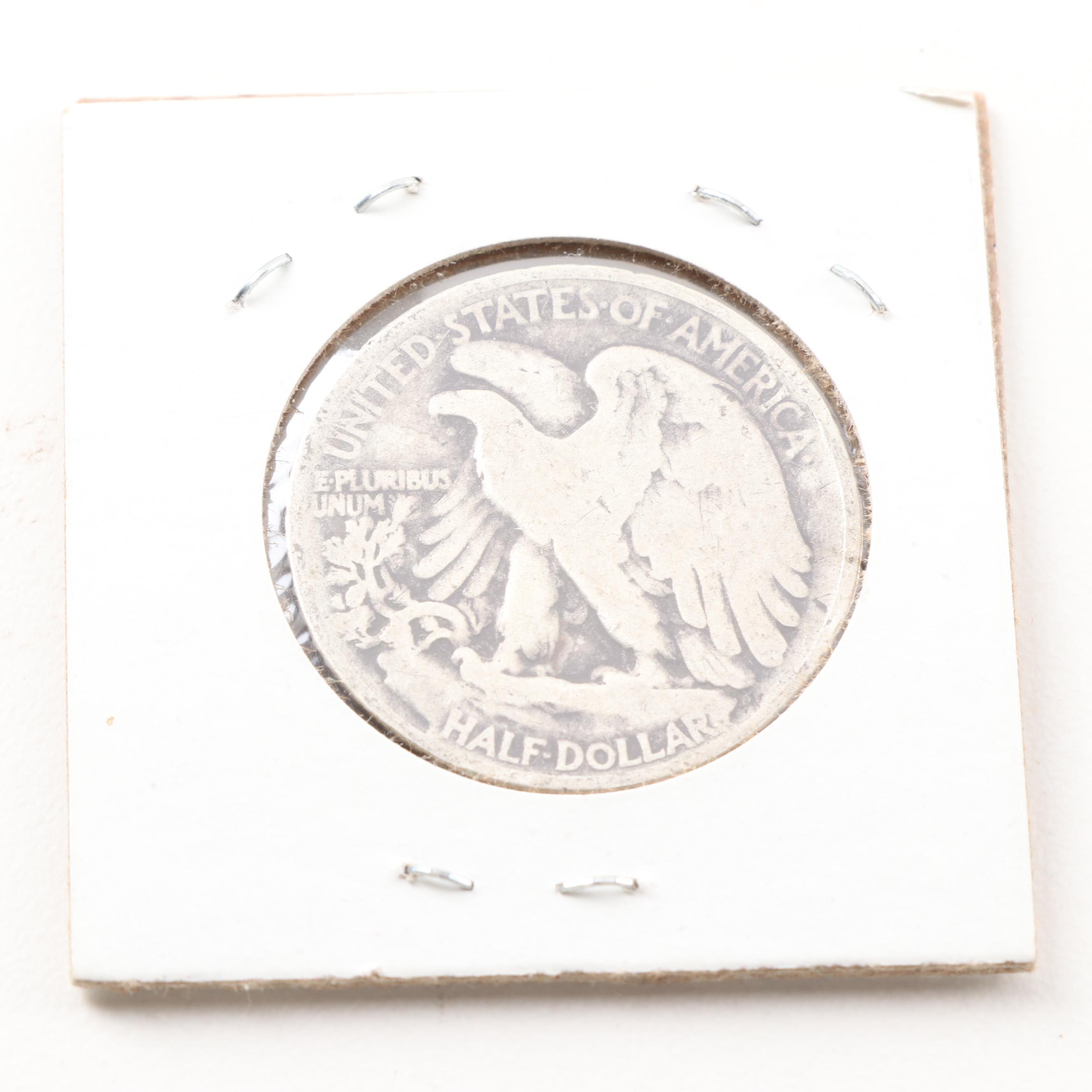 Fifteen 1920 Walking Liberty Silver Half Dollars