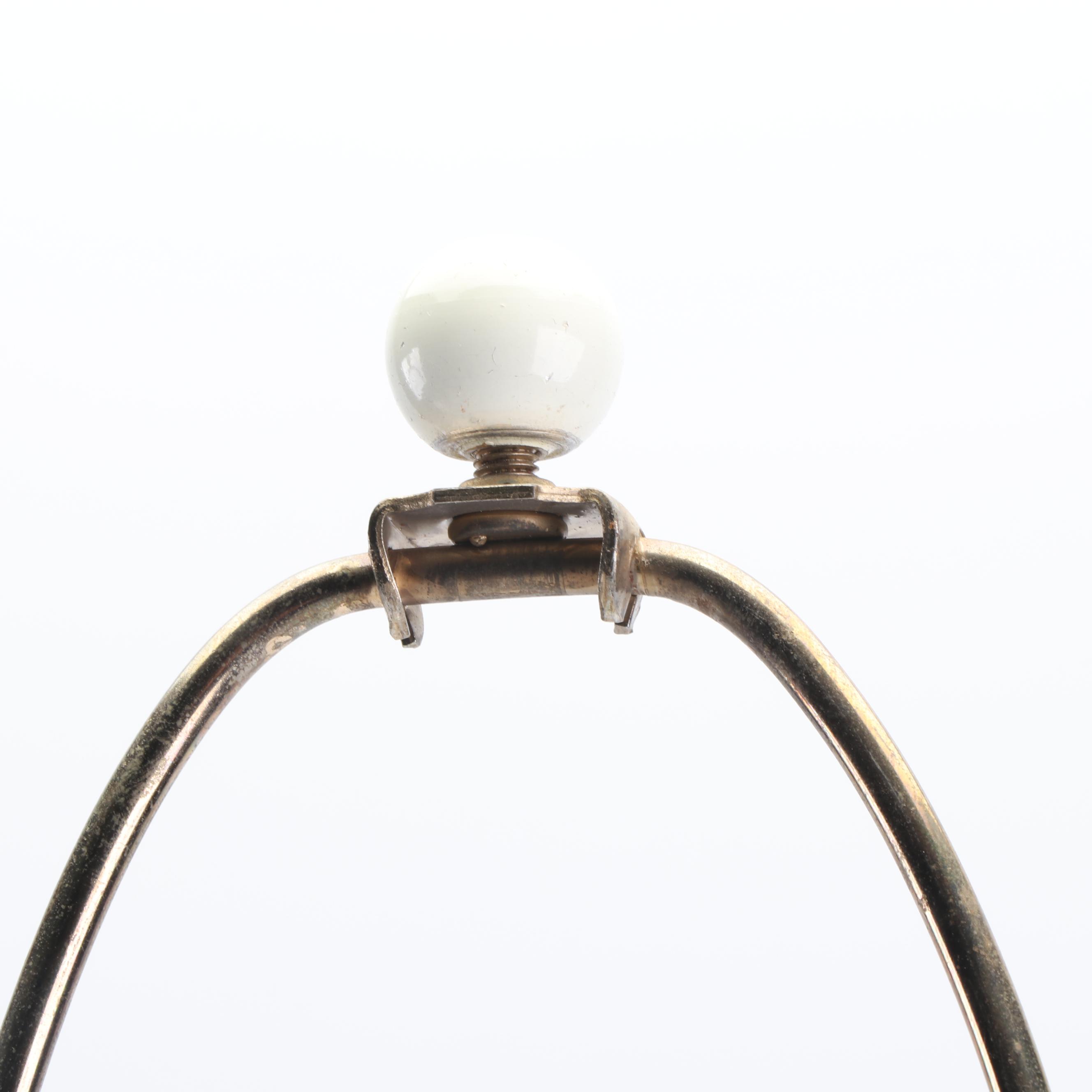 Tyndale Lamps of Chicago Ceramic and Brass Urn Table Lamps, Late 20th Century