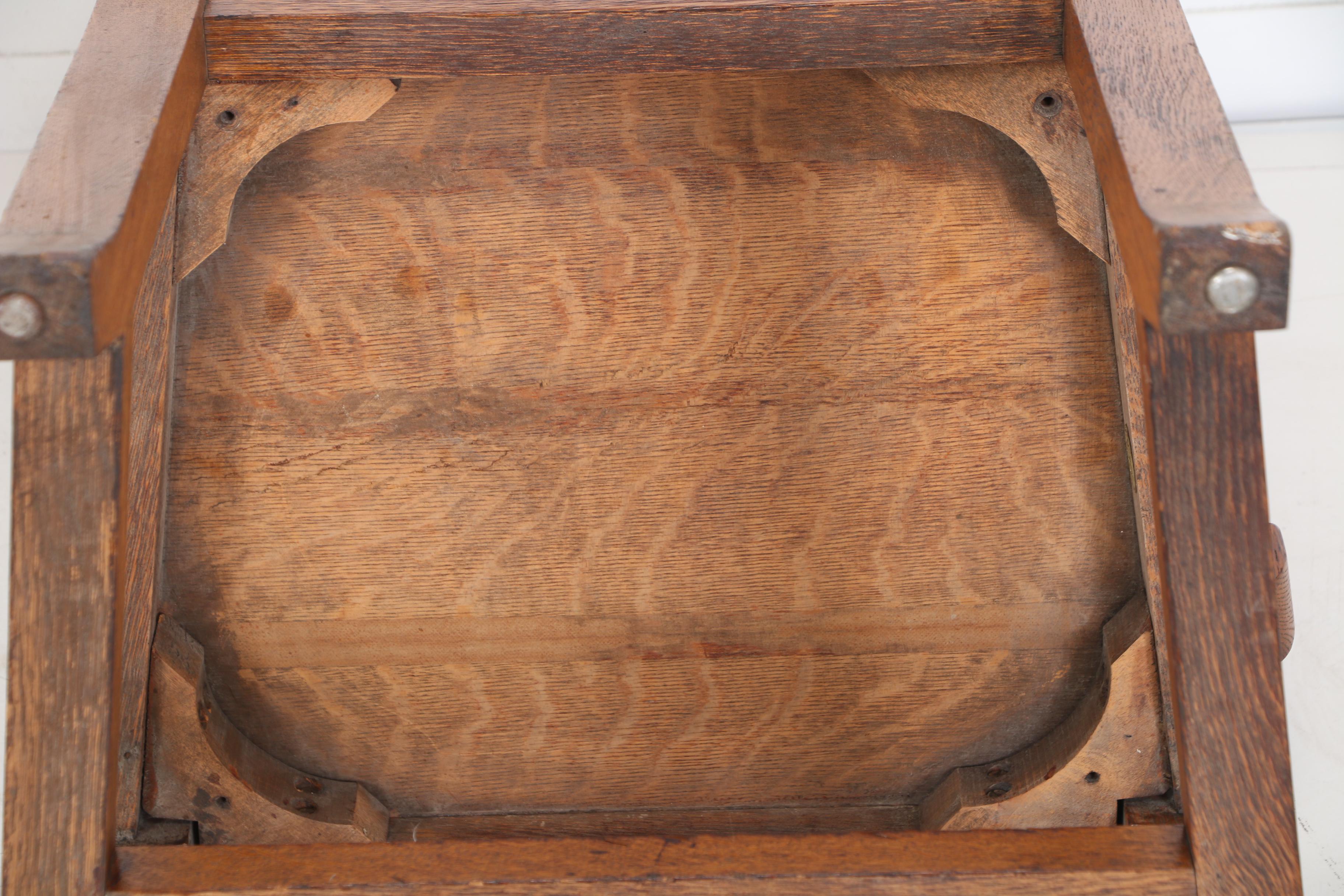Jacobean Style Oak Draw Leaf Dining Set by Sligh Furniture Co., Early 20th Cent.