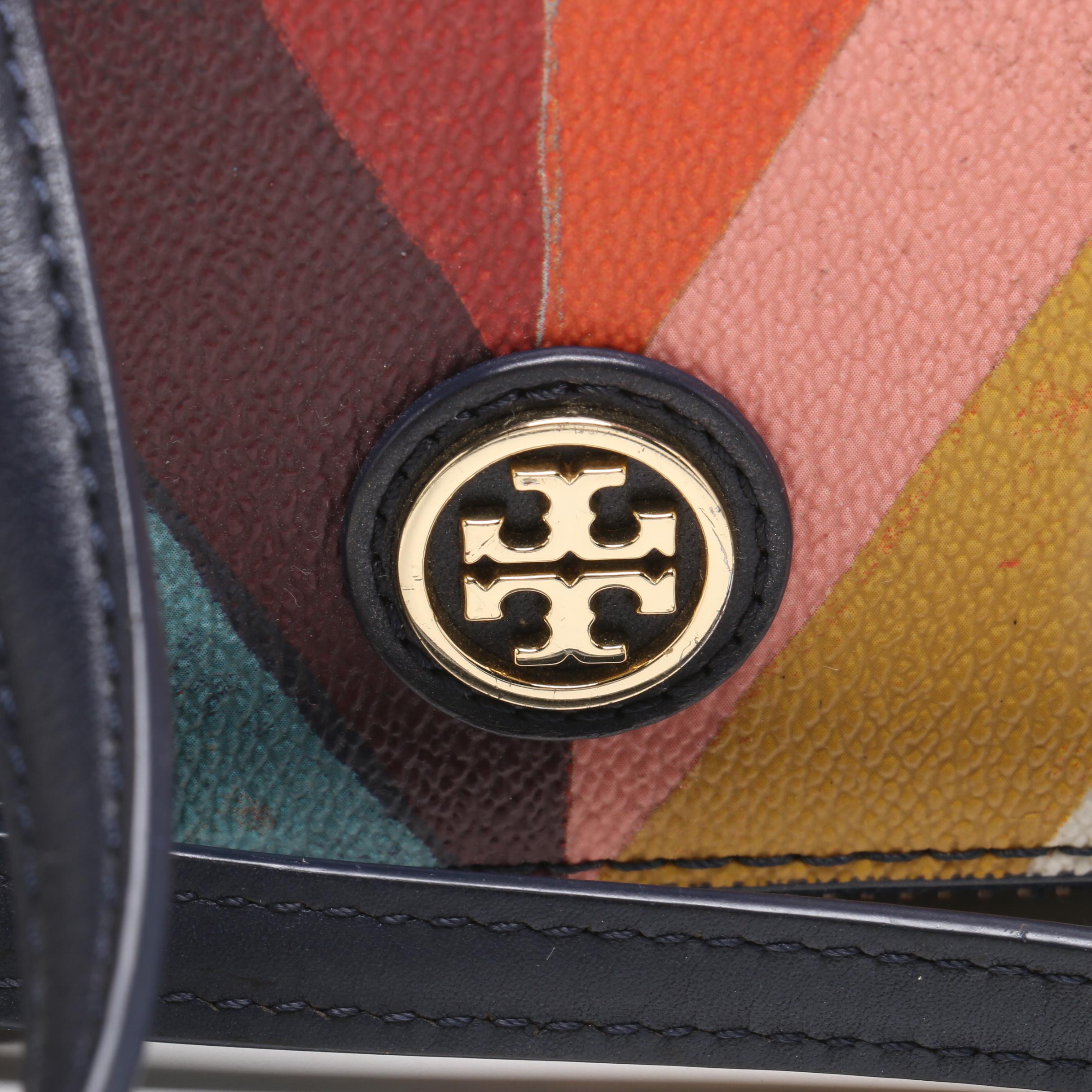 Kate Spade Black Leather Mini Backpack and Tory Burch Chevron Pattern Crossbody