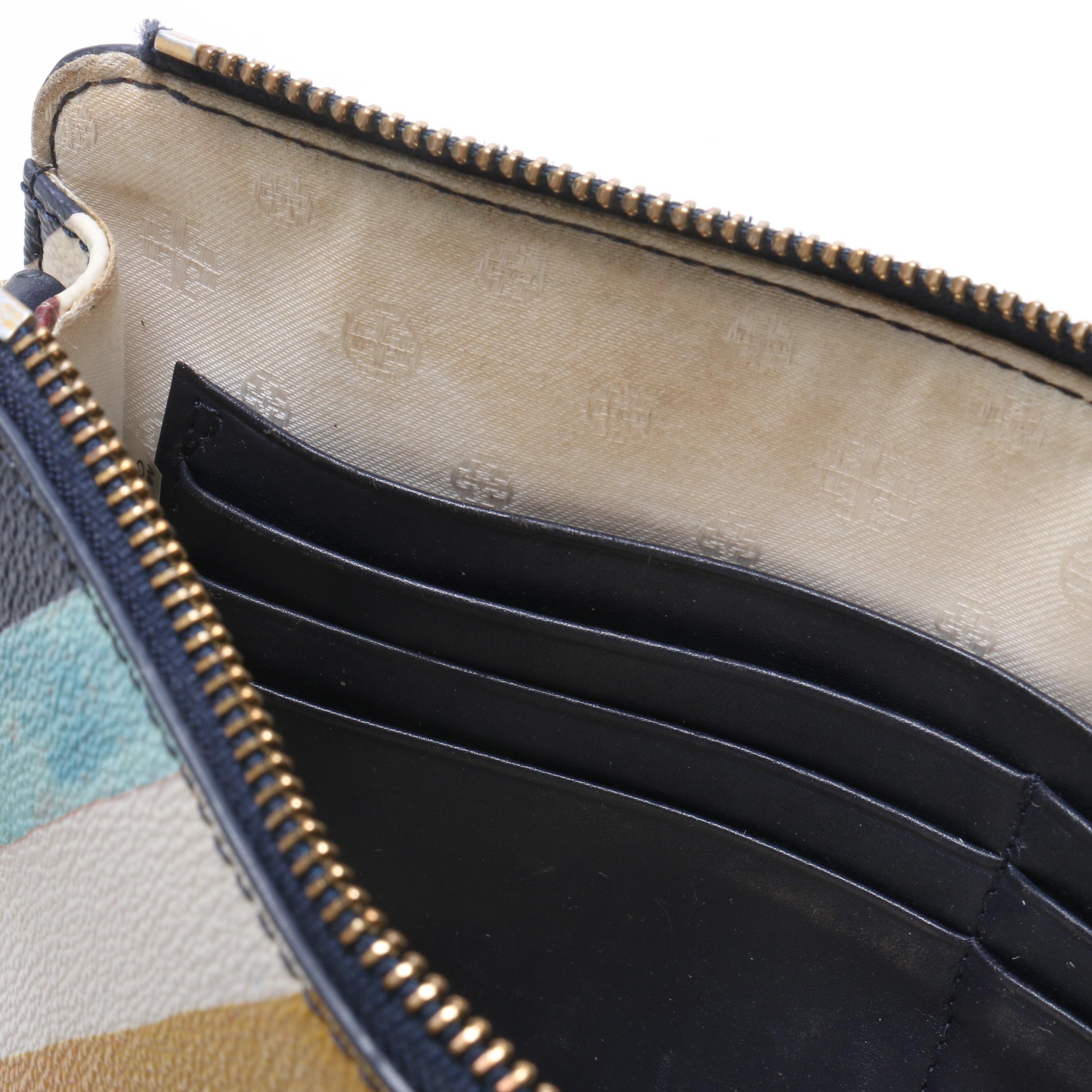 Kate Spade Black Leather Mini Backpack and Tory Burch Chevron Pattern Crossbody