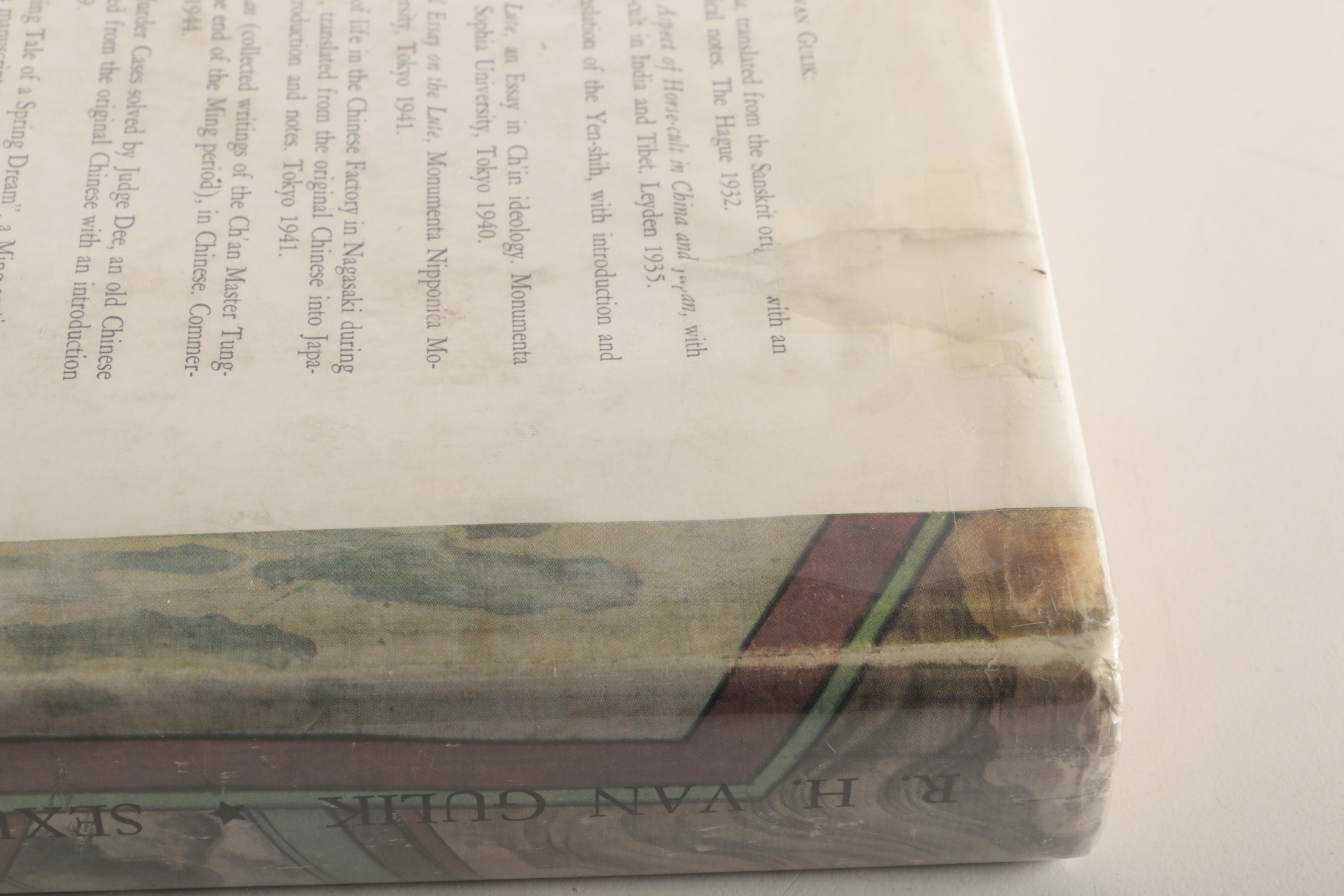 First Edition "Sexual Life in Ancient China" by R.H. Van Gulik