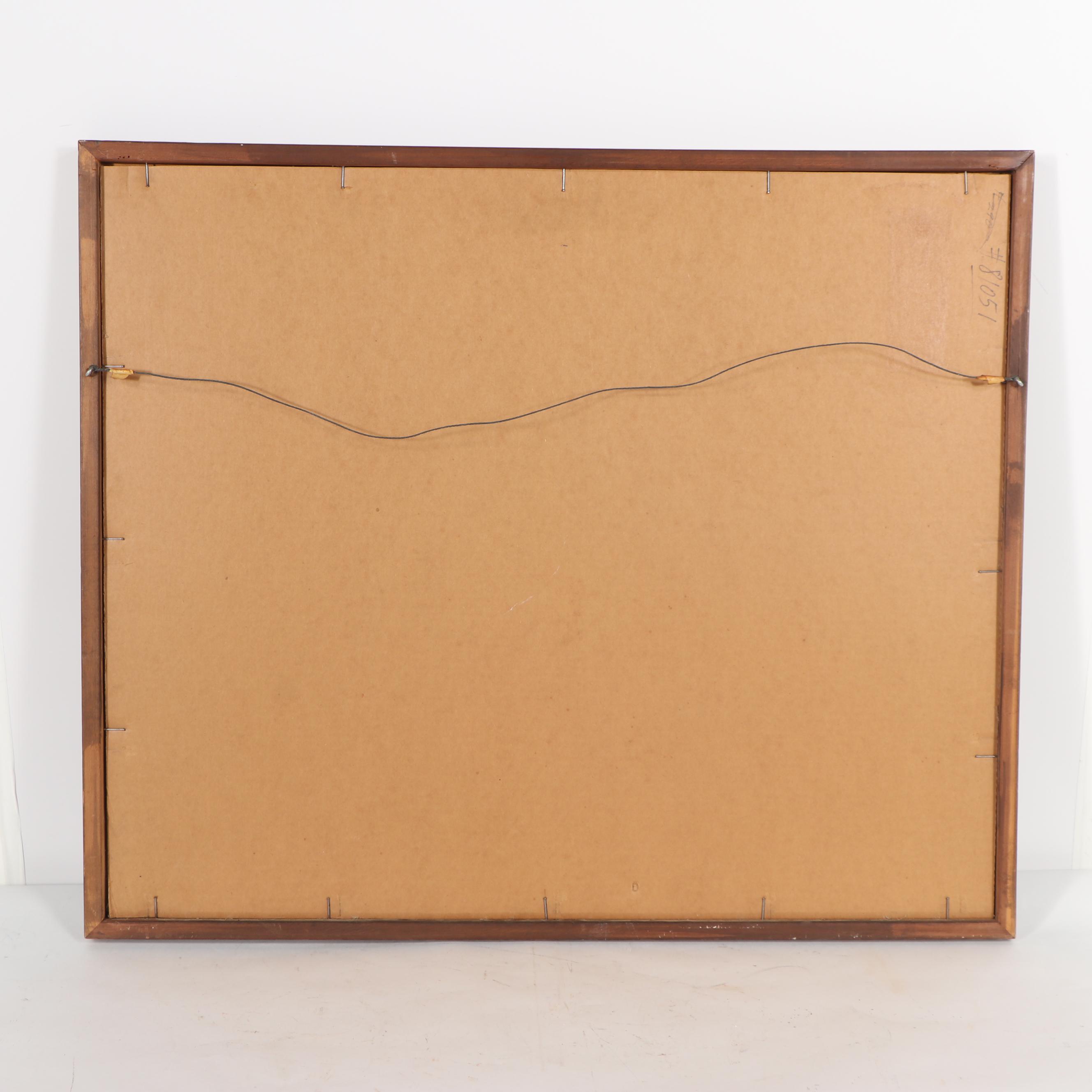 A. C. Gentry 1981 Nautical Watercolor Painting