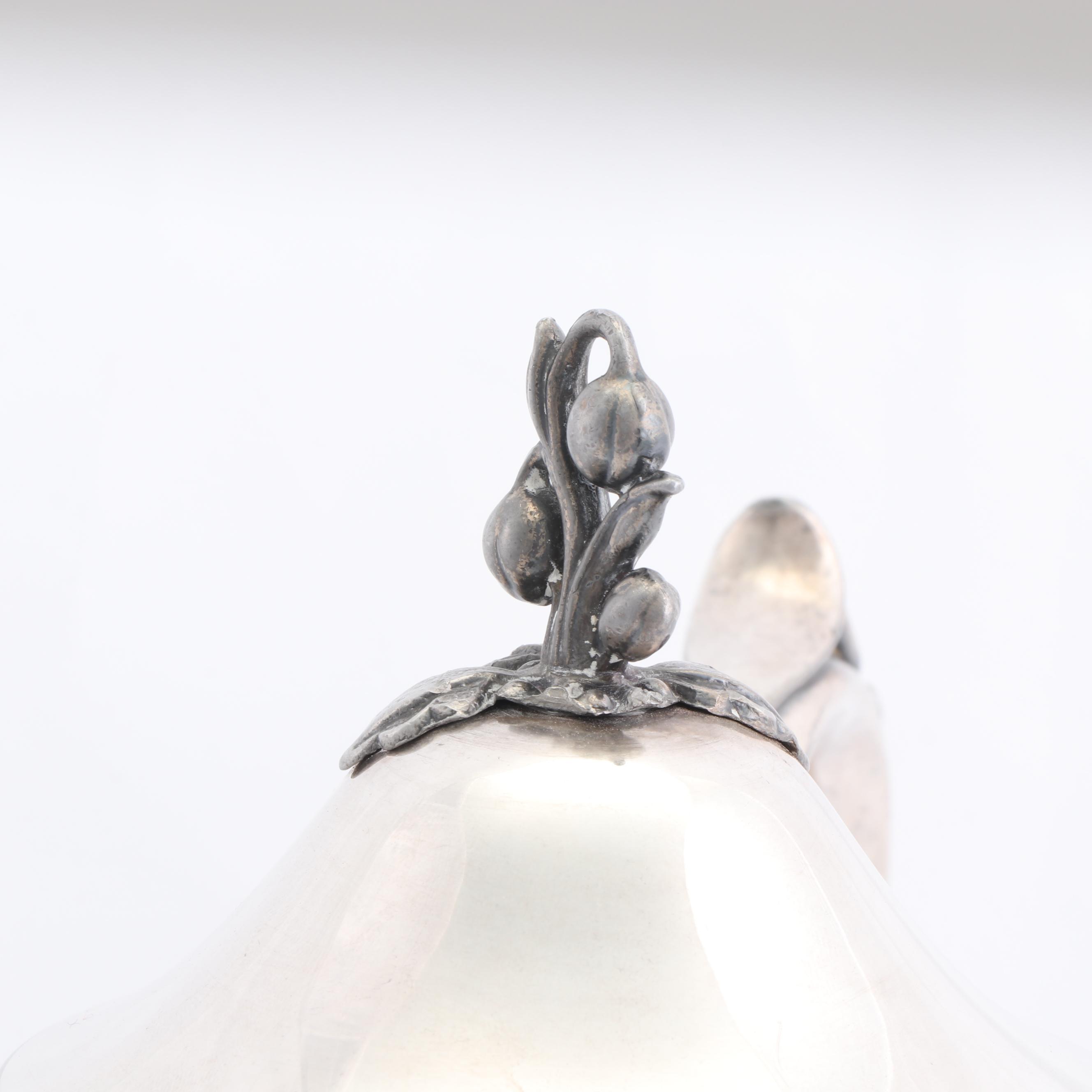 Goldfelder Silver Co. Silver Plate Tea and Coffee Service Set, Mid-Century