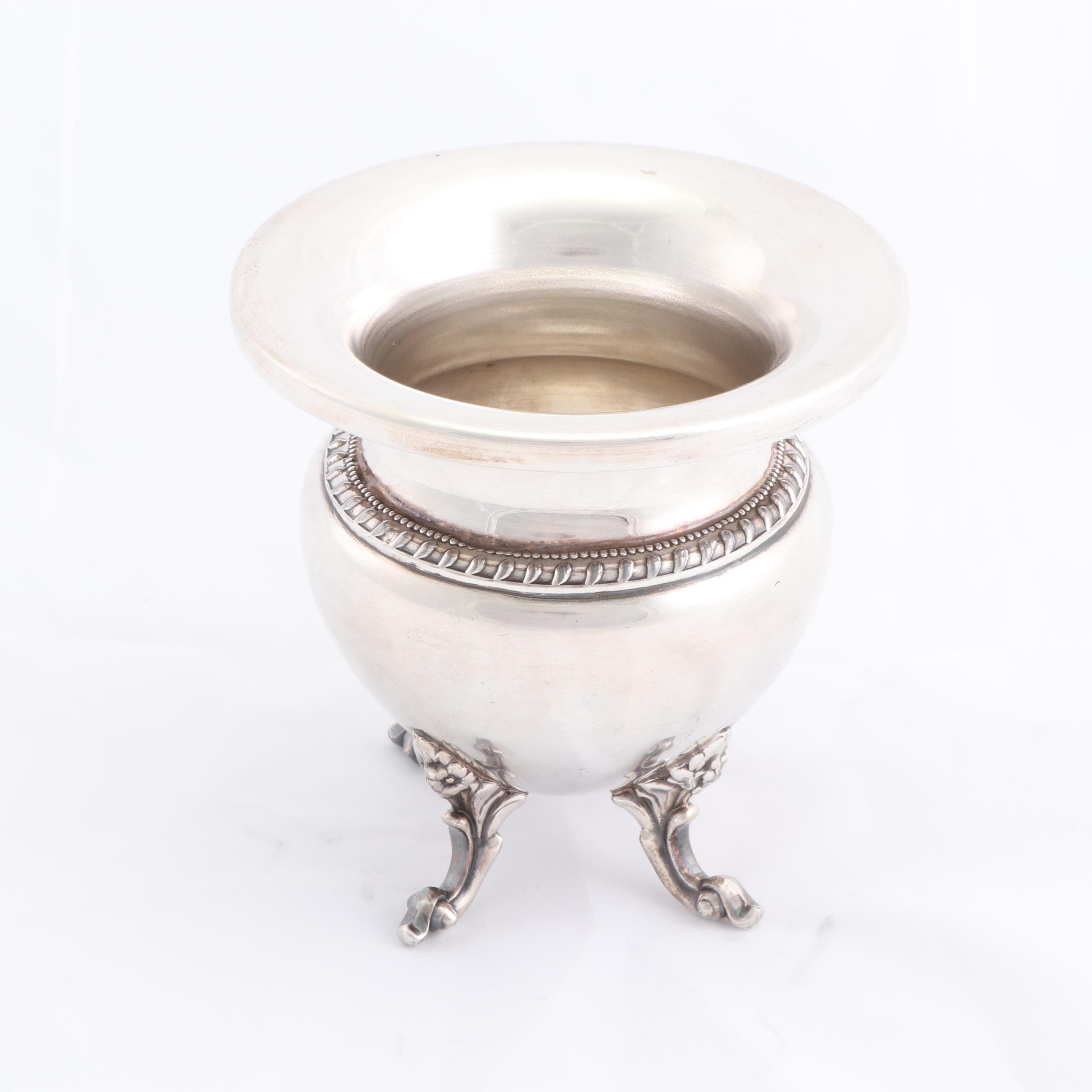 Goldfelder Silver Co. Silver Plate Tea and Coffee Service Set, Mid-Century