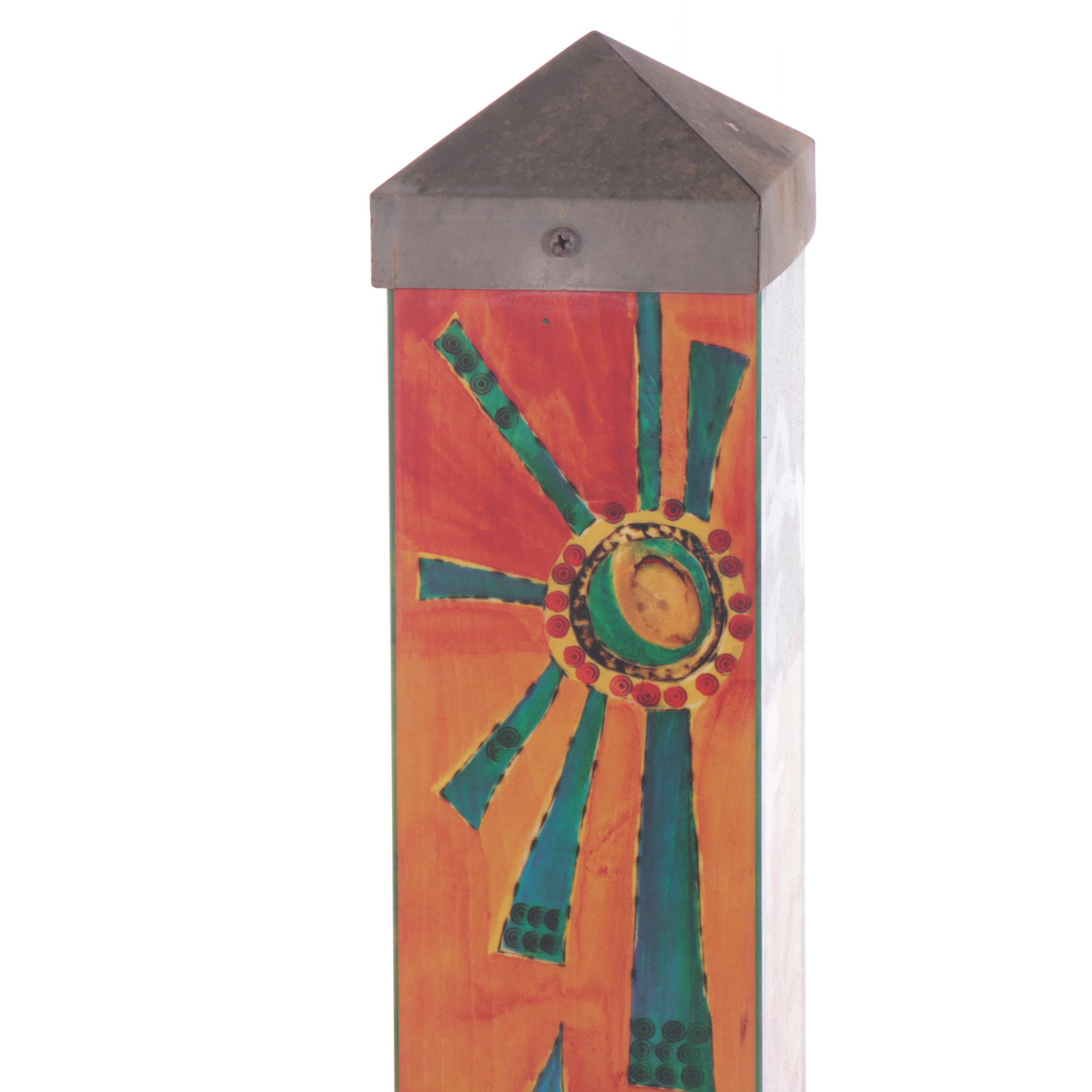 Studio M Garden Art Poles Featuring "Feed the Birds" and "Plant Happiness"