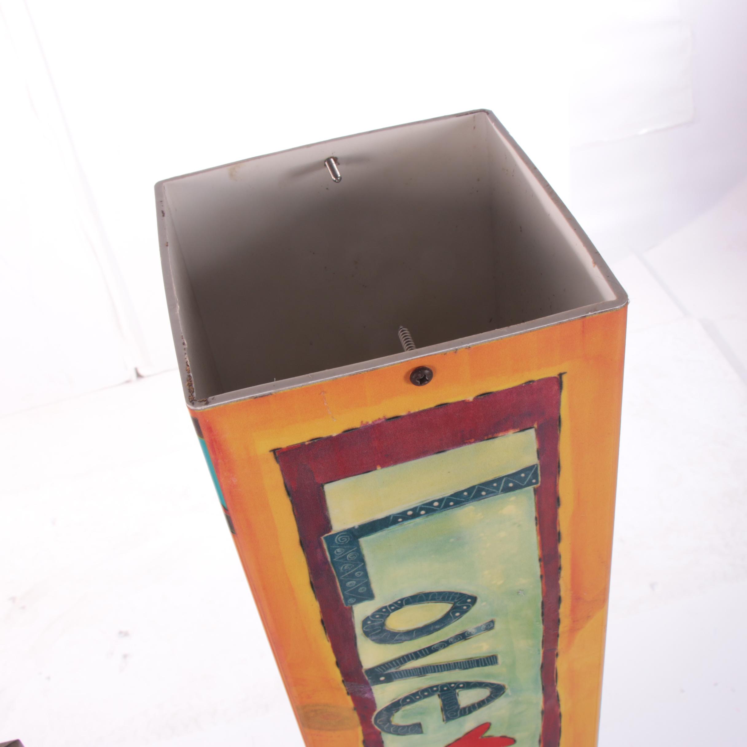 Studio M Garden Art Poles Featuring "Feed the Birds" and "Plant Happiness"