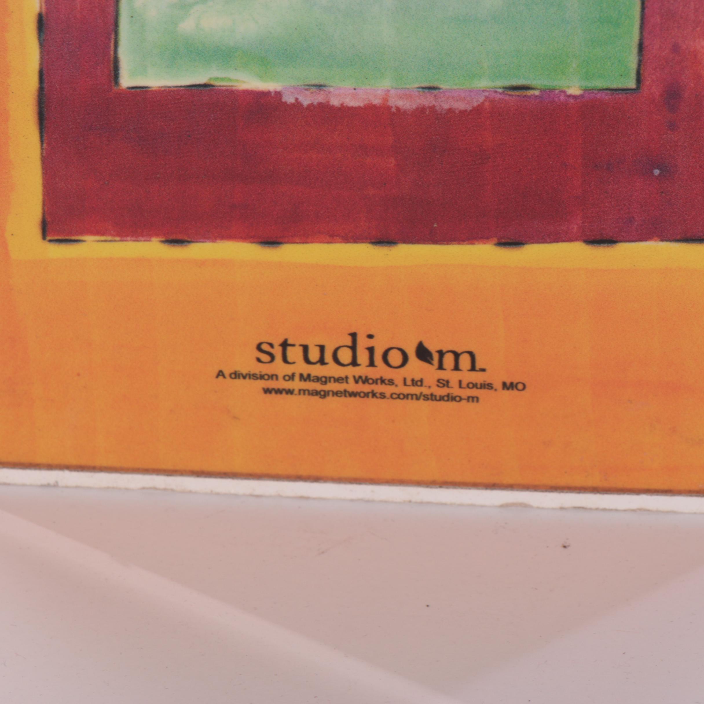 Studio M Garden Art Poles Featuring "Feed the Birds" and "Plant Happiness"