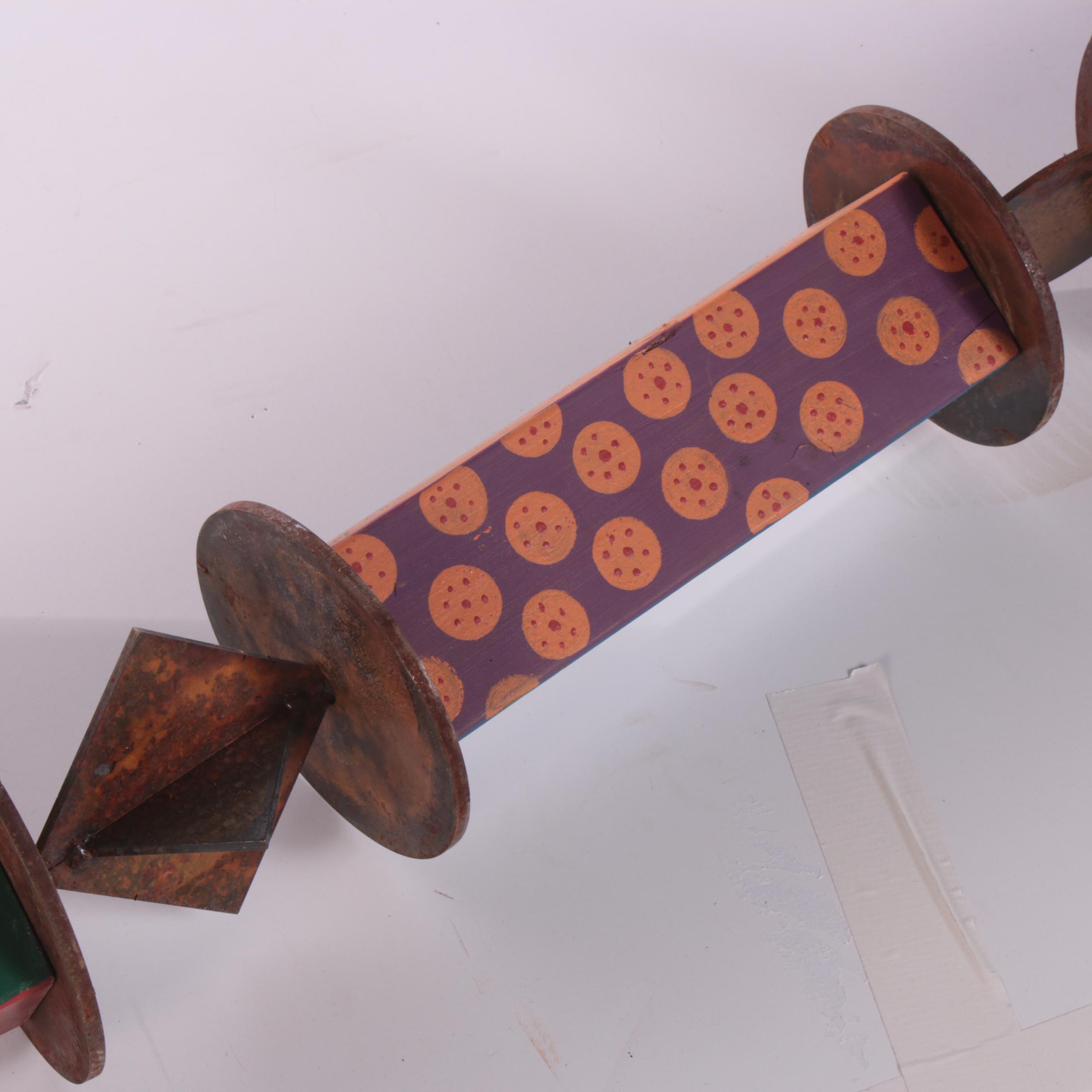 Studio M Garden Art Poles Featuring "Feed the Birds" and "Plant Happiness"