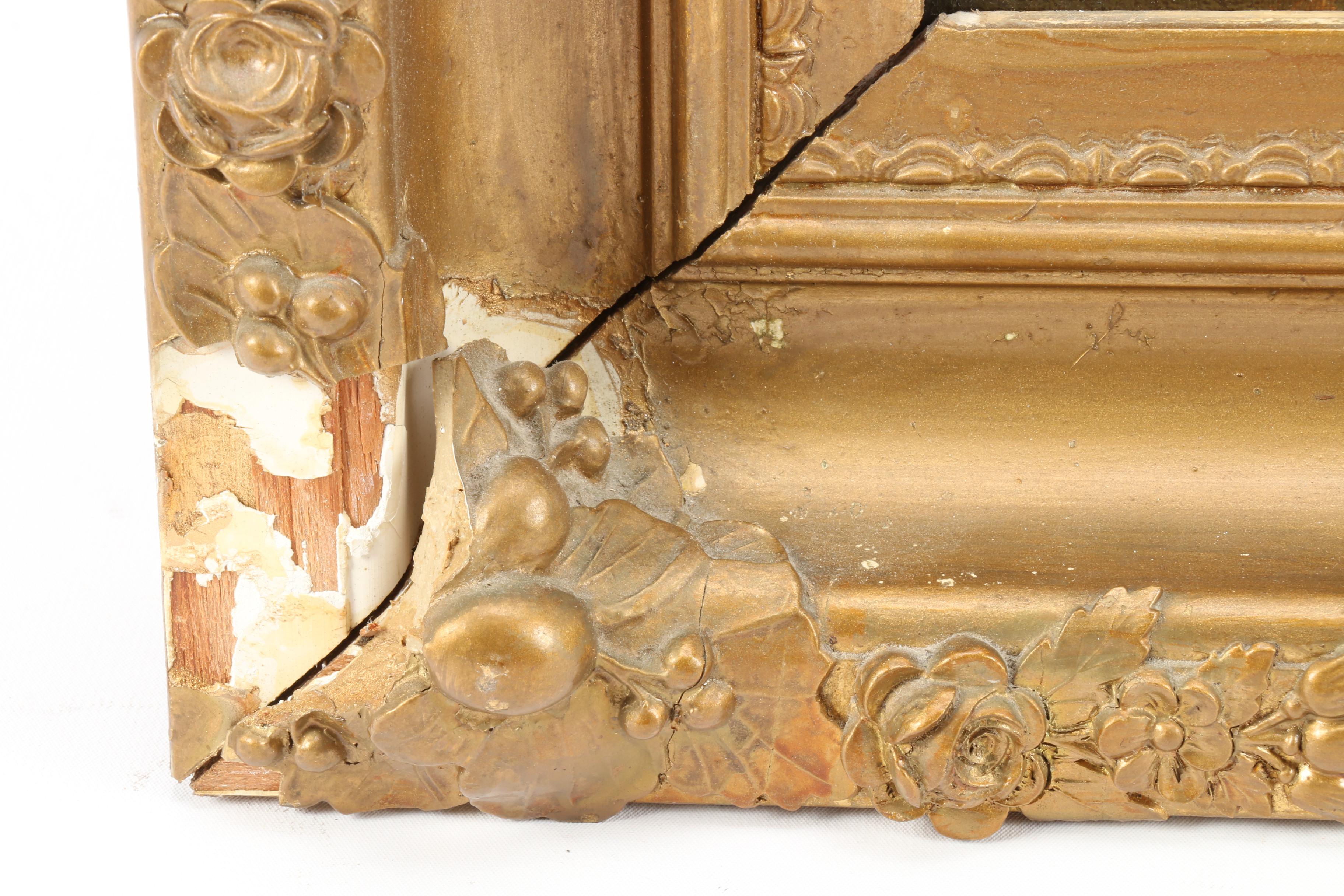 Circa 1870 Italian Romantic Genre Oil Painting