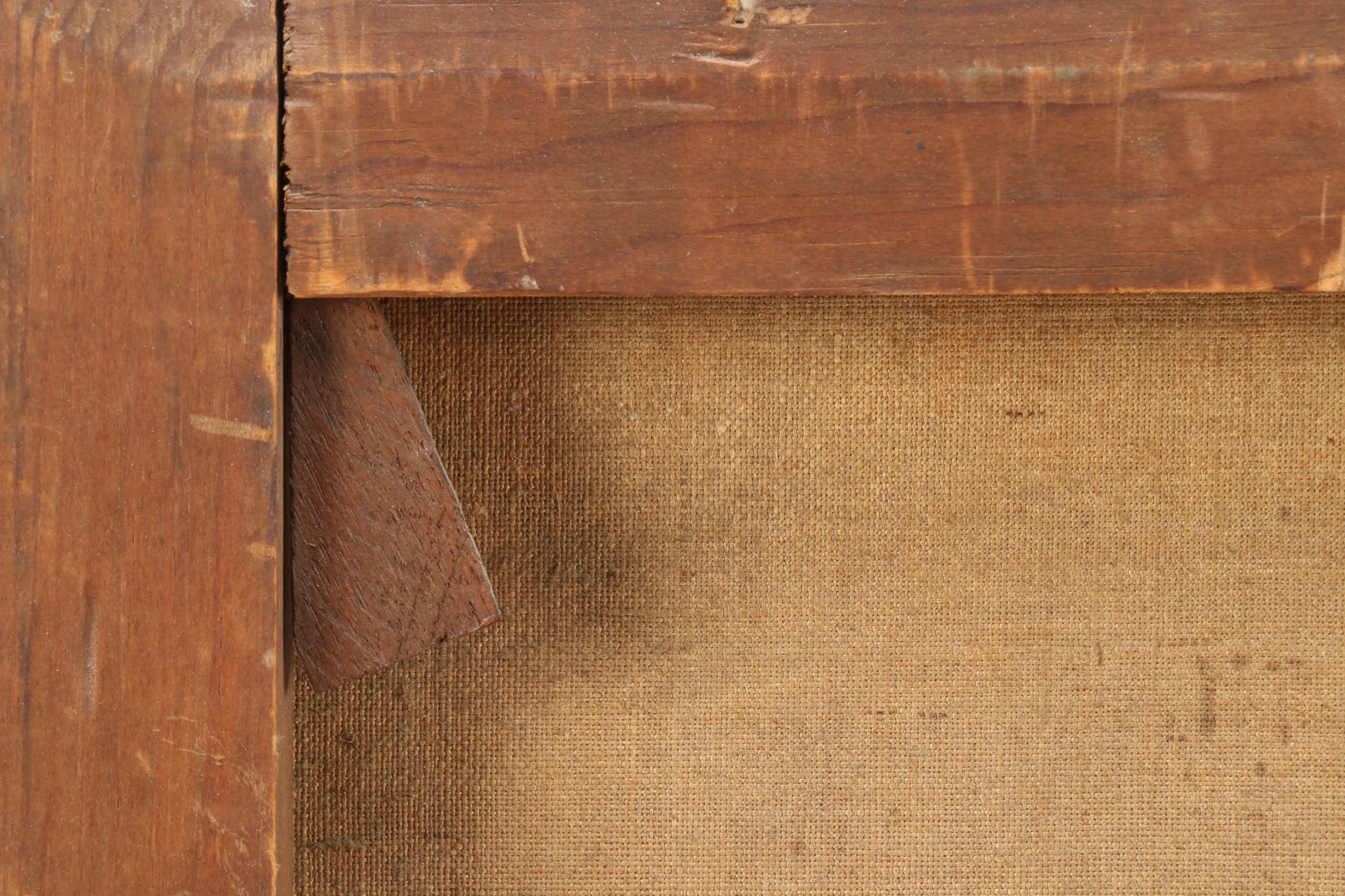 Circa 1870 Italian Romantic Genre Oil Painting