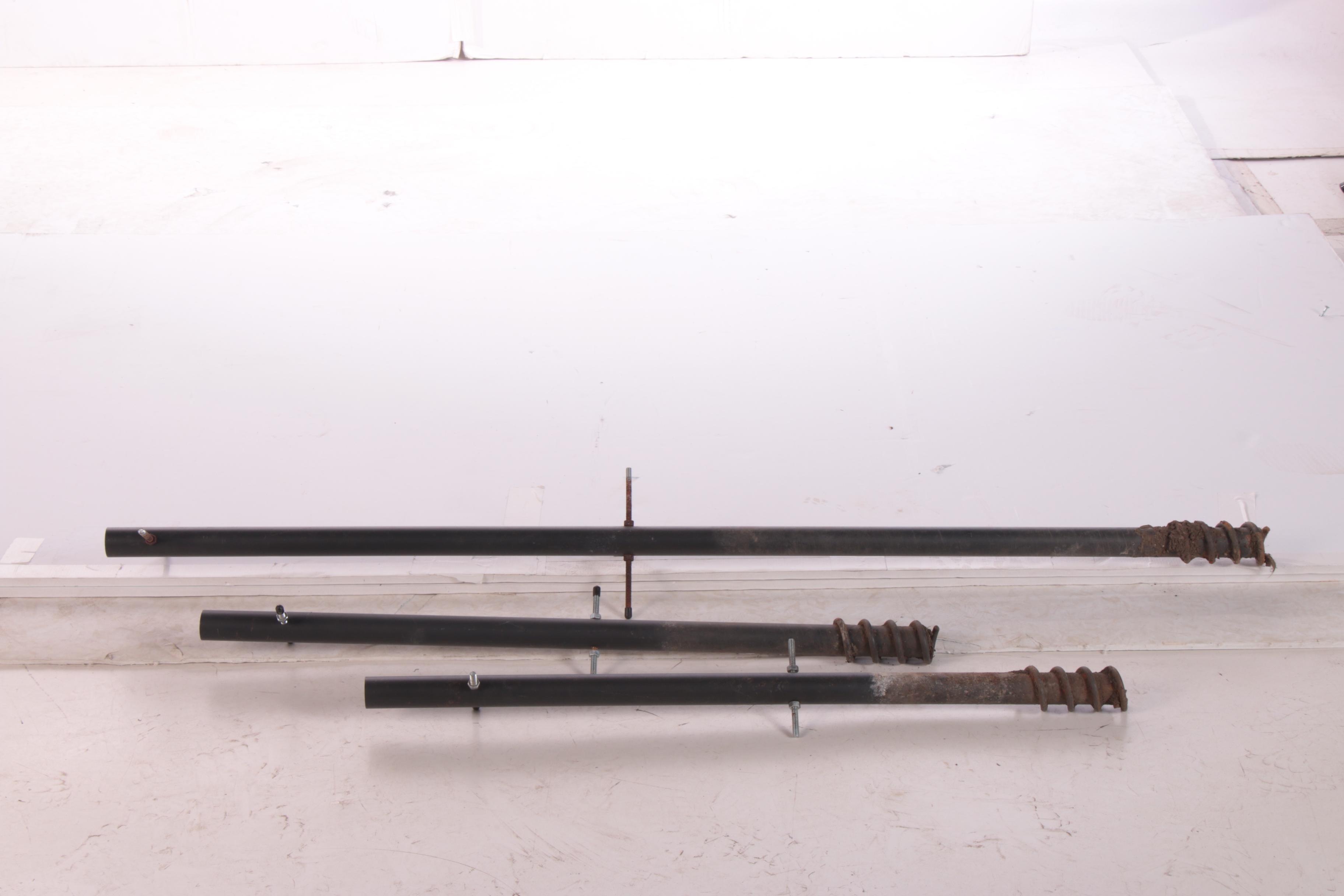 Studio M Garden Art Poles Featuring "Feed the Birds" and "Plant Happiness"