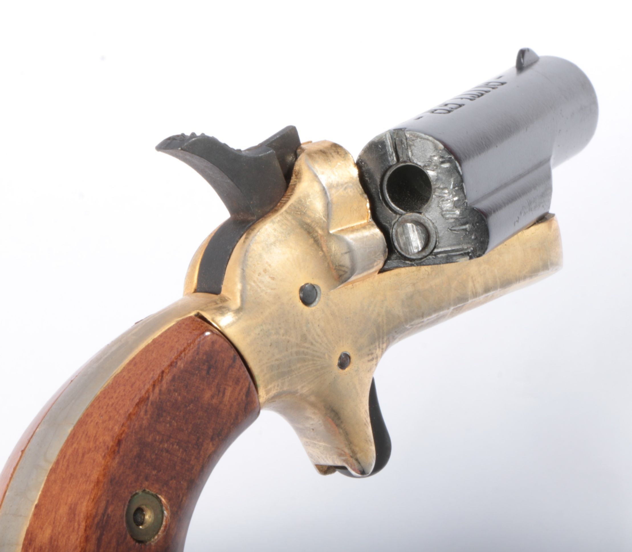 Pair of Butler Single Shot Derringer Type .22 Short Pistols in Presentation Case