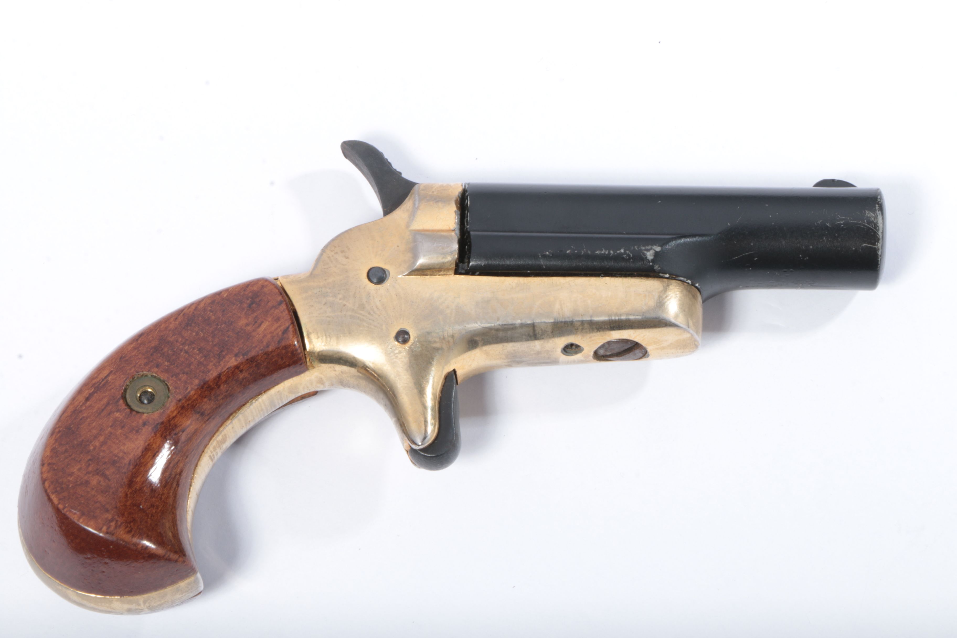 Pair of Butler Single Shot Derringer Type .22 Short Pistols in Presentation Case