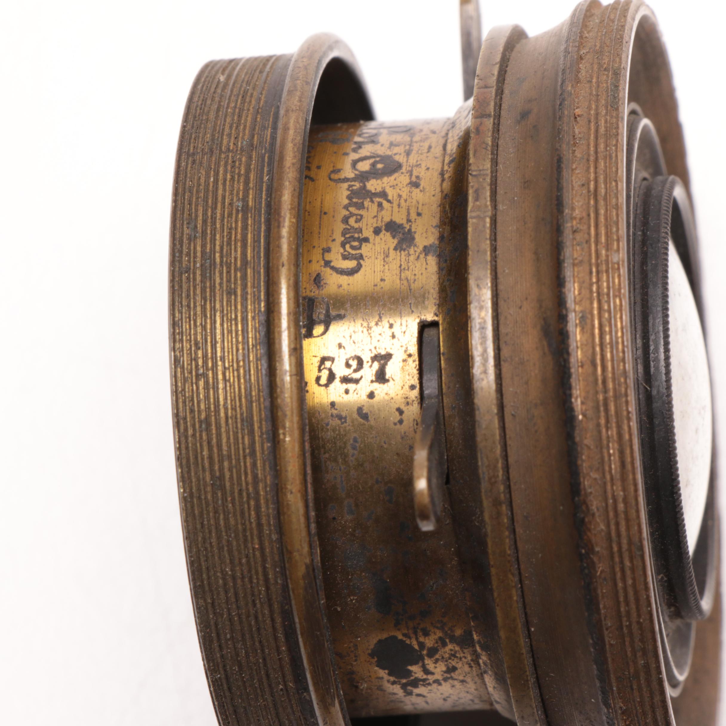 Ca. 1860s Darlot "Opticien" Wide Angle Lens