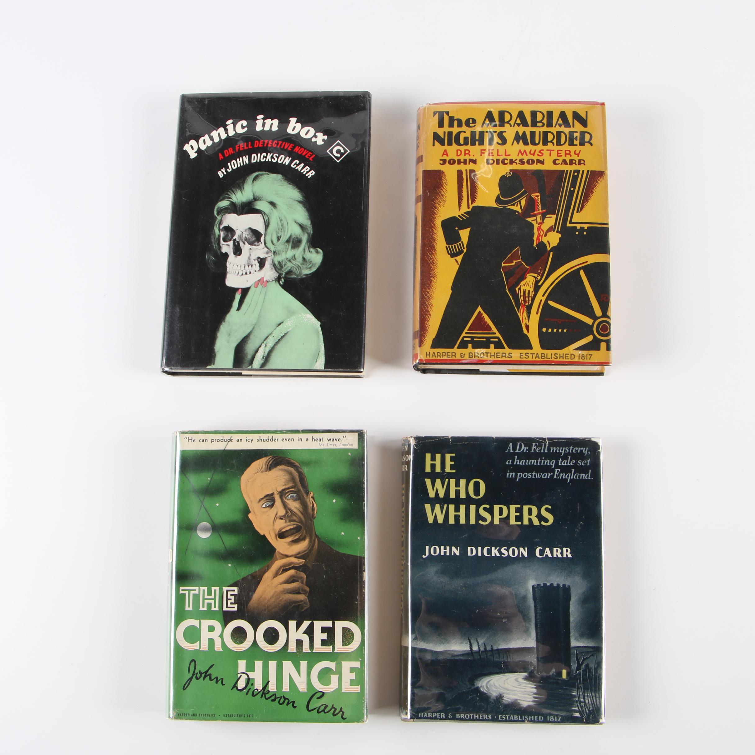 John Dickson Carr First Edition Crime Novels