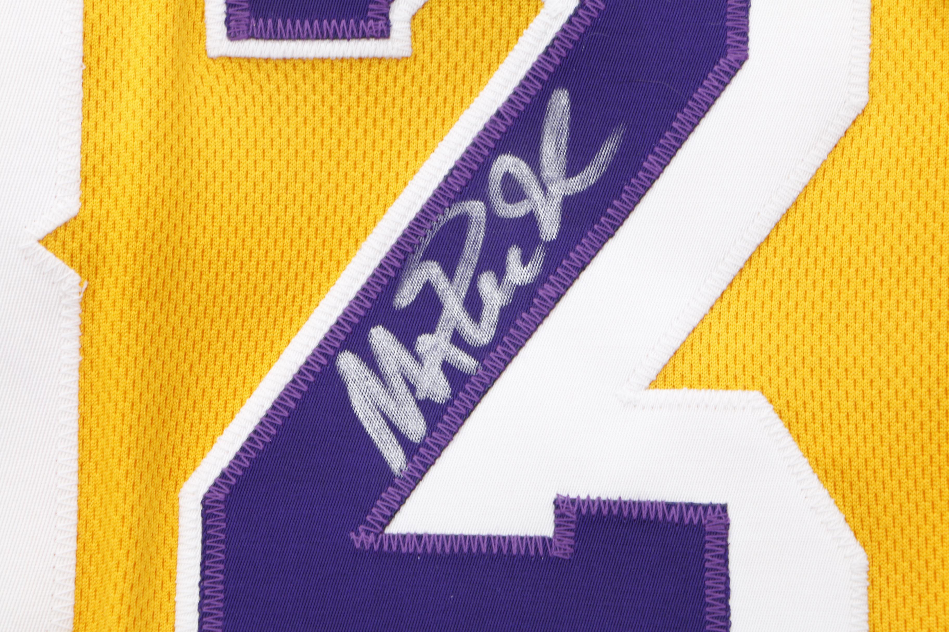 Magic Johnson Signed Lakers Jersey  COA