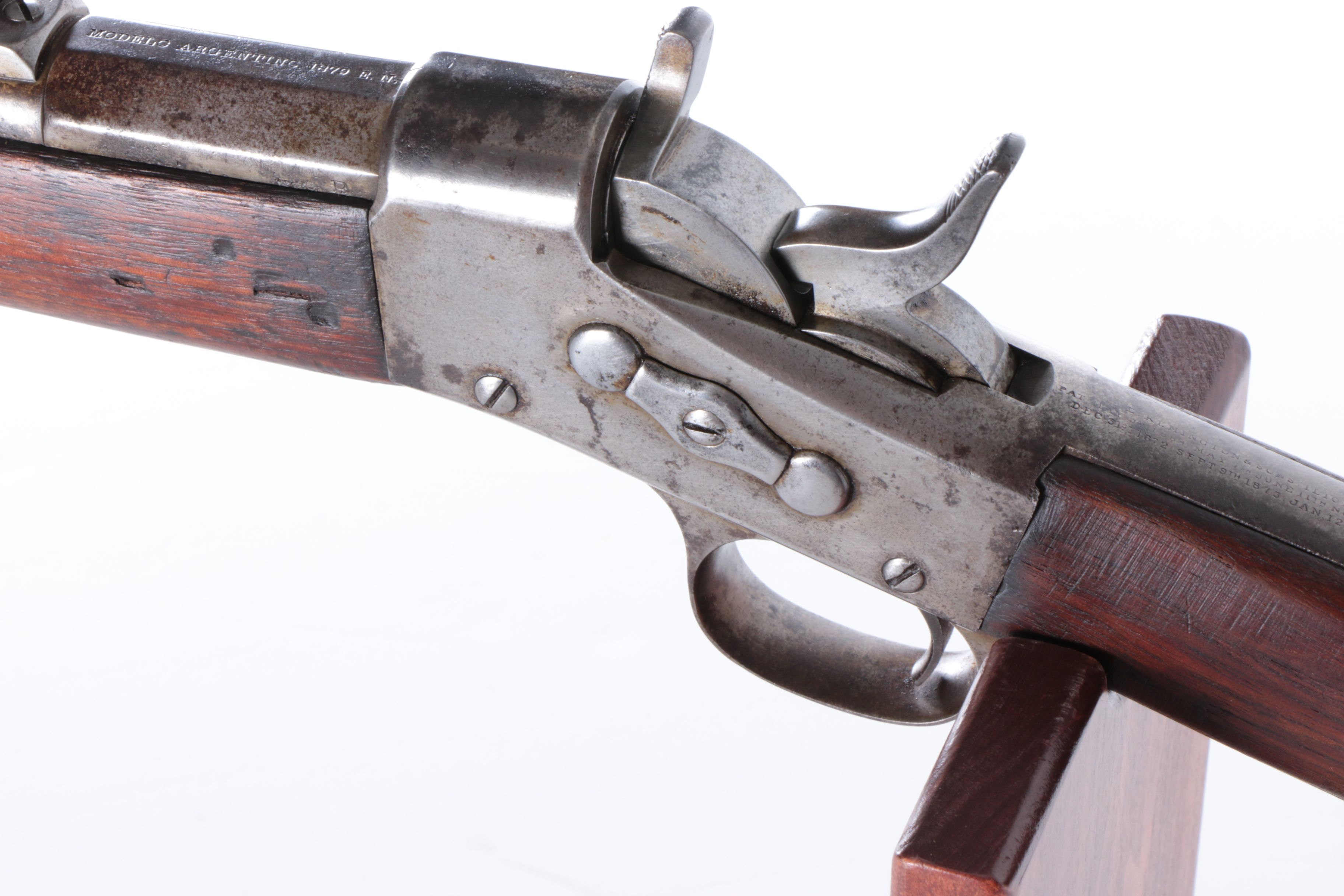 Remington Rolling Block "Patria" Modelo Argentino 1879  Rifle in .43 Spanish