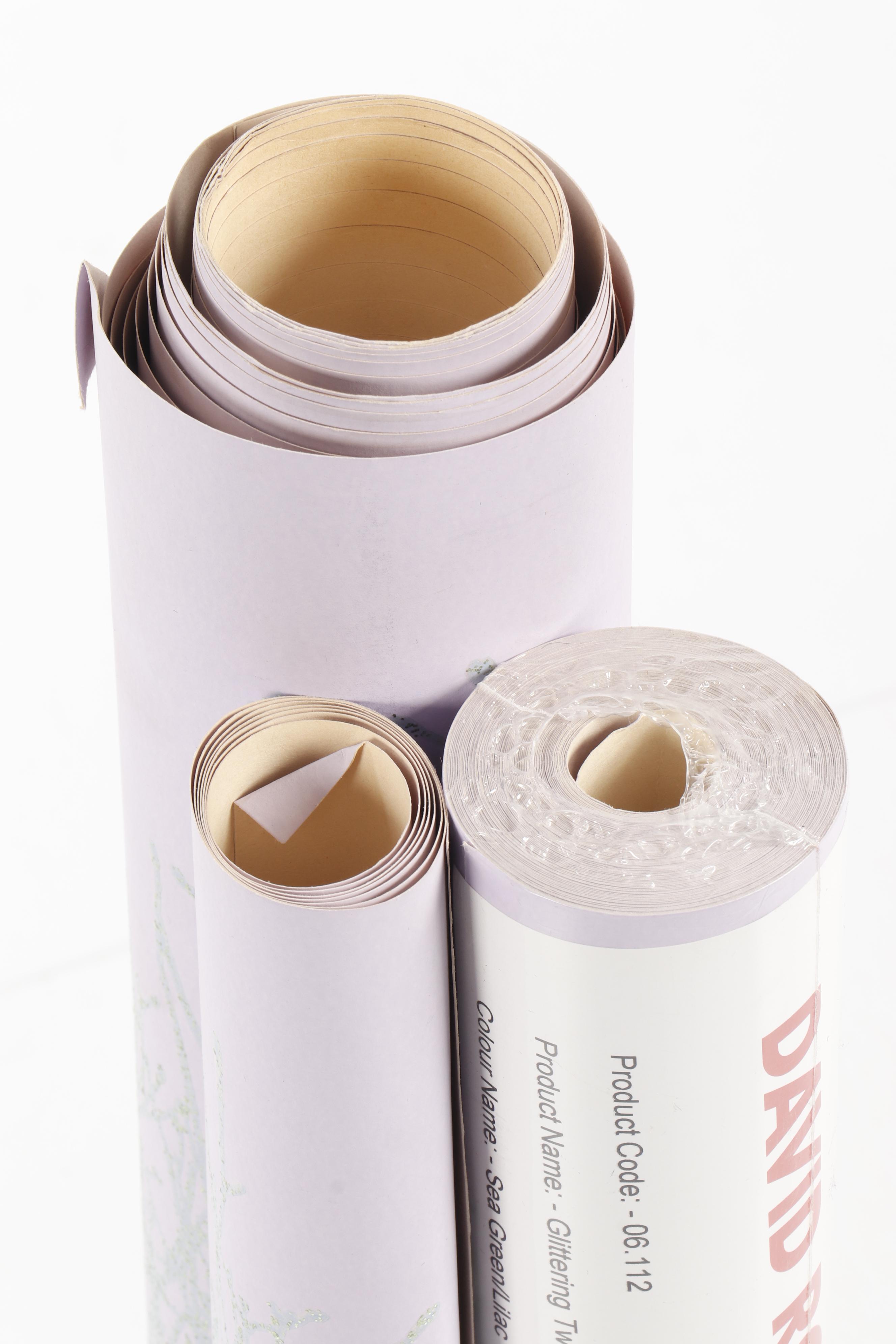 Wallpaper Rolls including "Vogue Regency Stripe" by David Roos