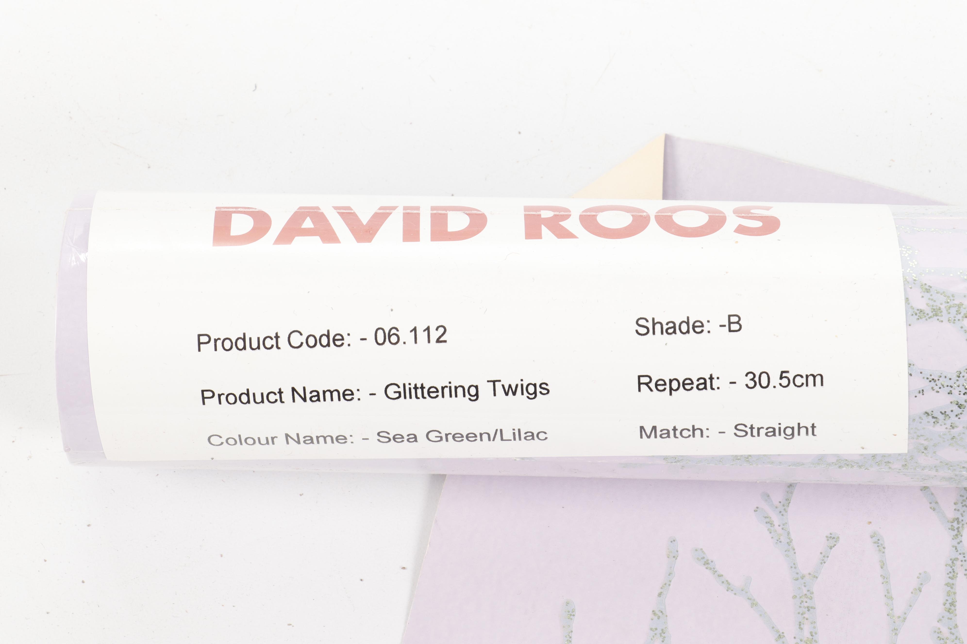 Wallpaper Rolls including "Vogue Regency Stripe" by David Roos