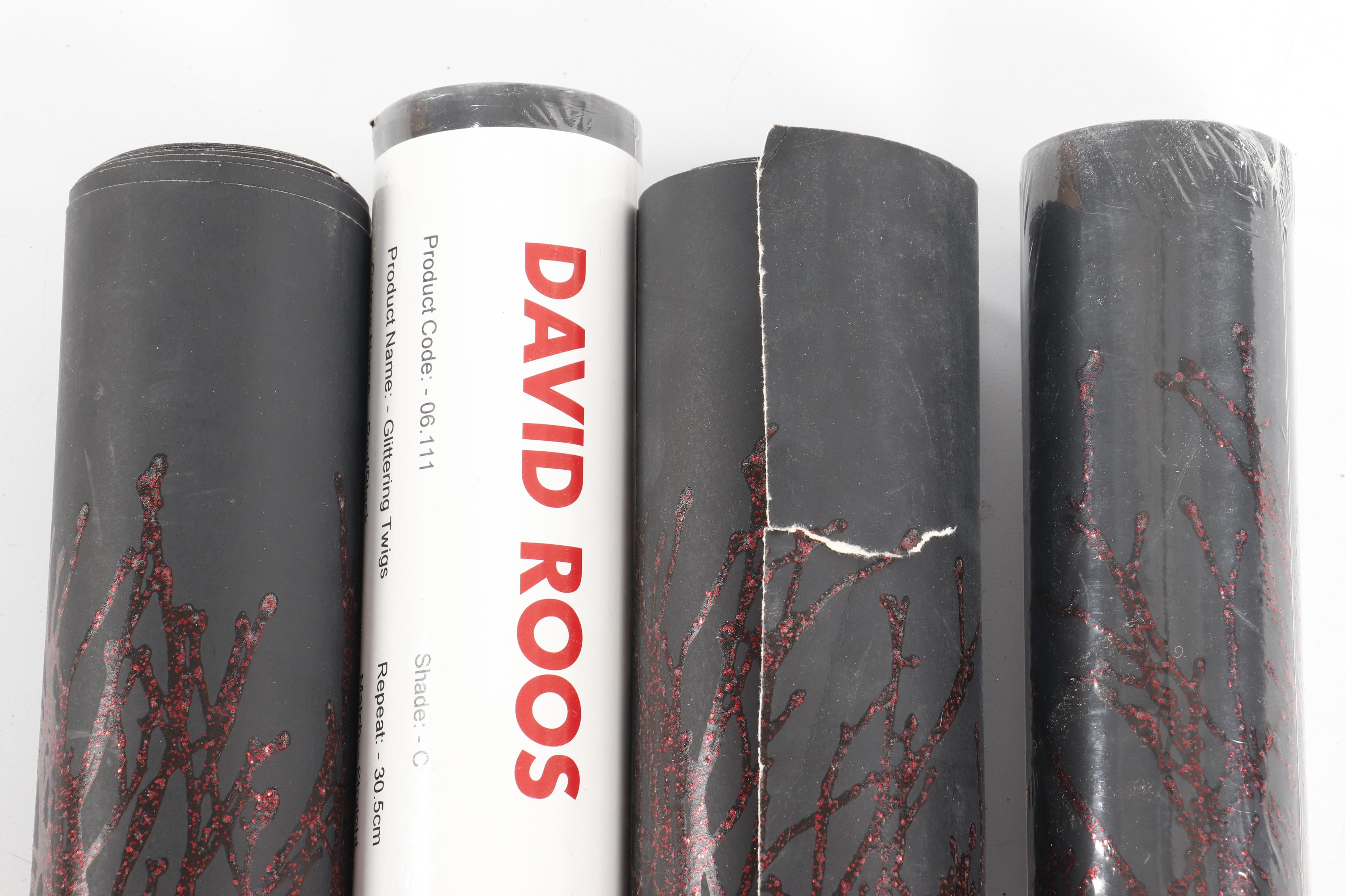 Wallpaper Rolls including "Vogue Regency Stripe" by David Roos