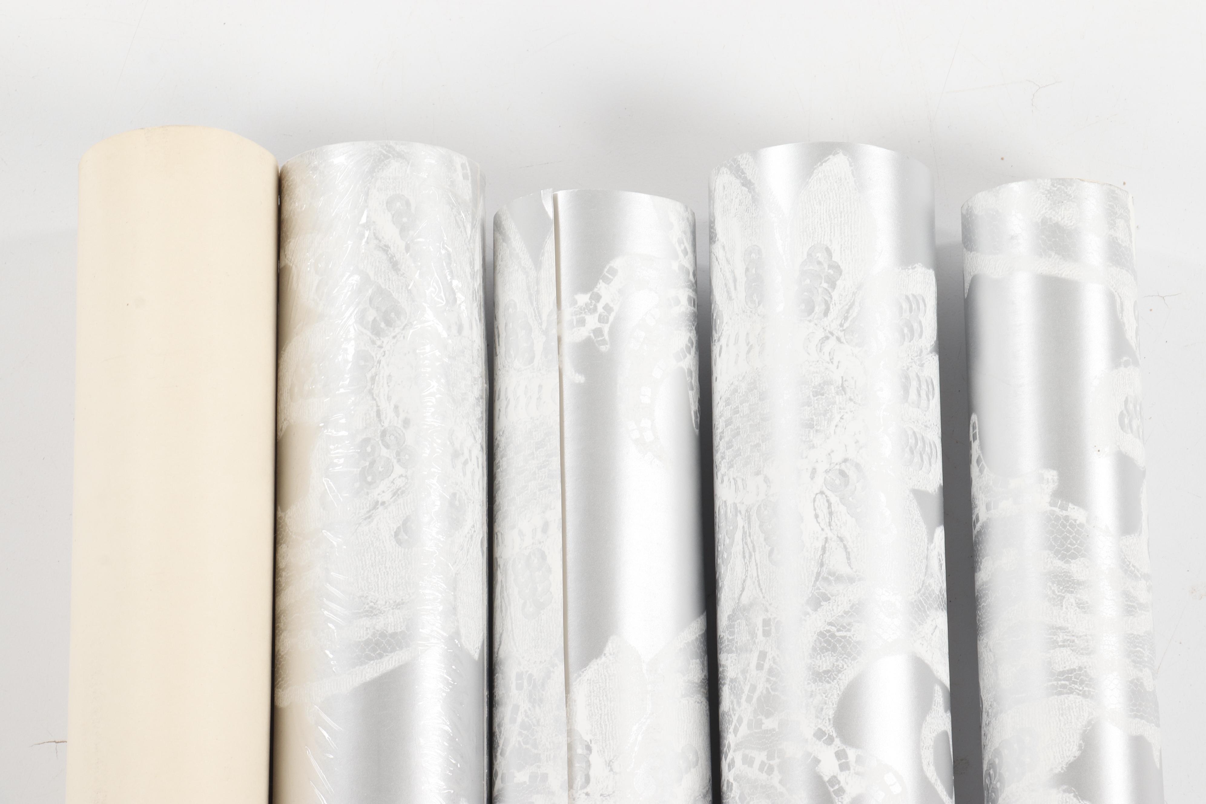 Wallpaper Rolls including "Vogue Regency Stripe" by David Roos