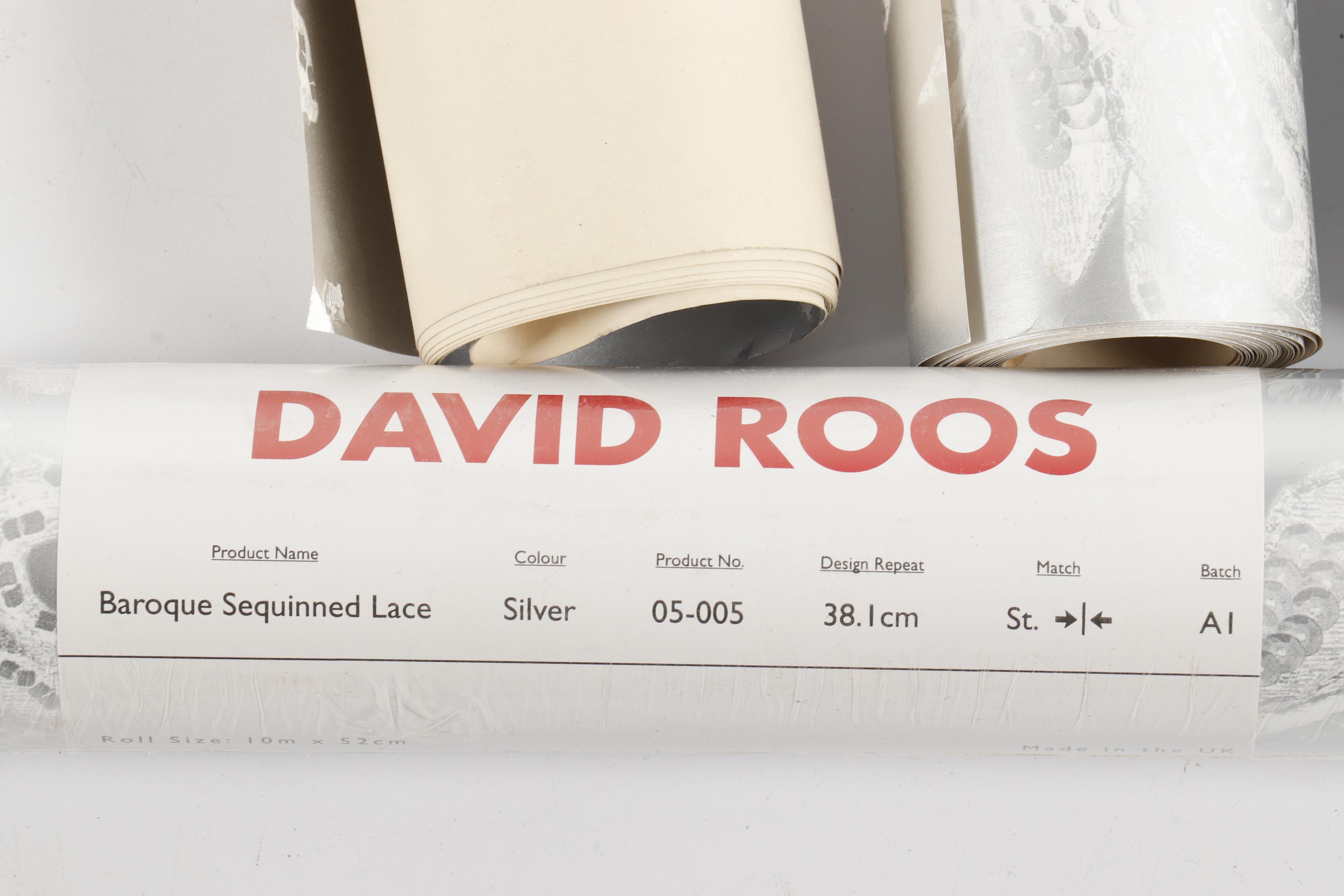 Wallpaper Rolls including "Vogue Regency Stripe" by David Roos