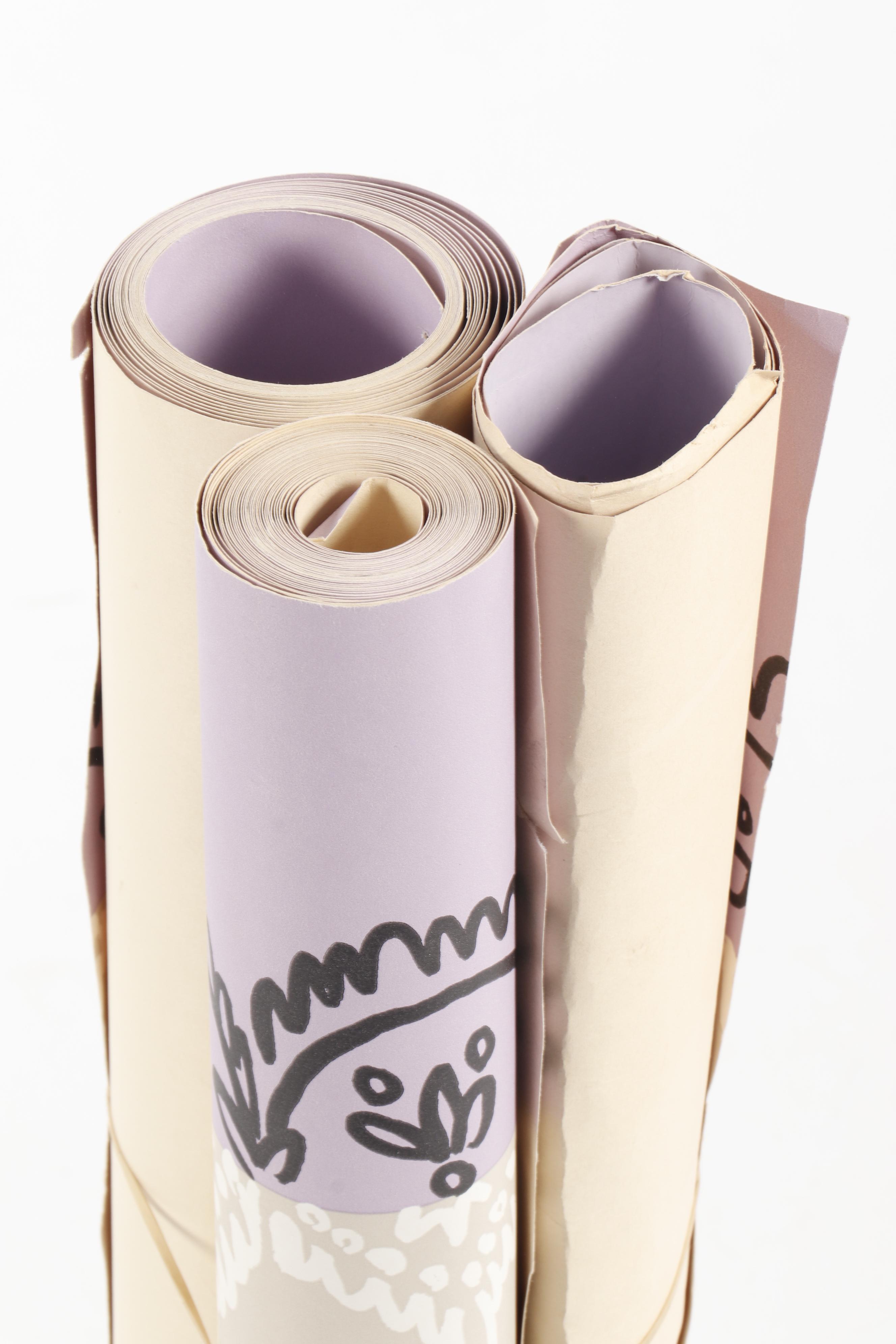 Wallpaper Rolls including "Vogue Regency Stripe" by David Roos
