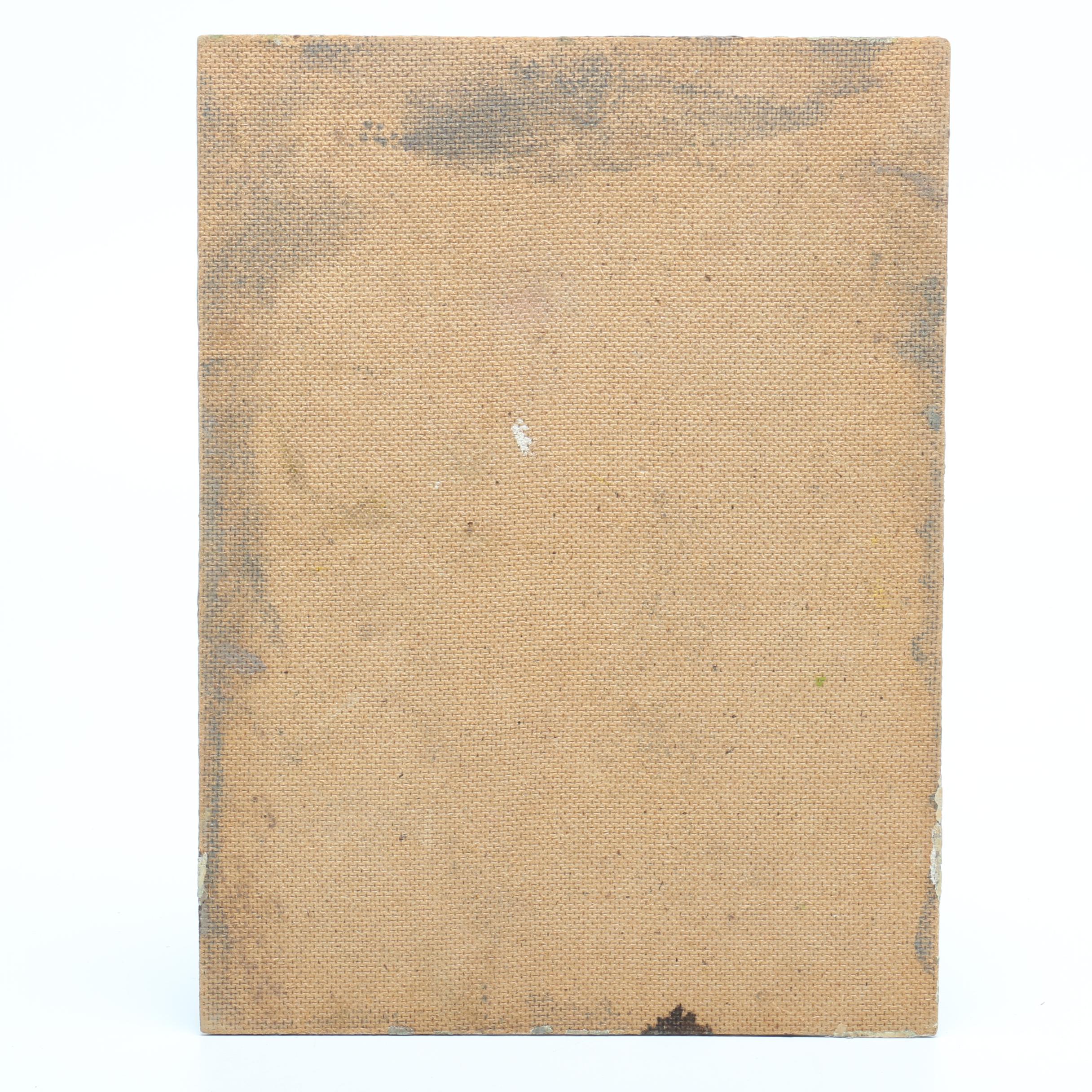 Mid-Century Alla Prima Oil Portrait Paintings