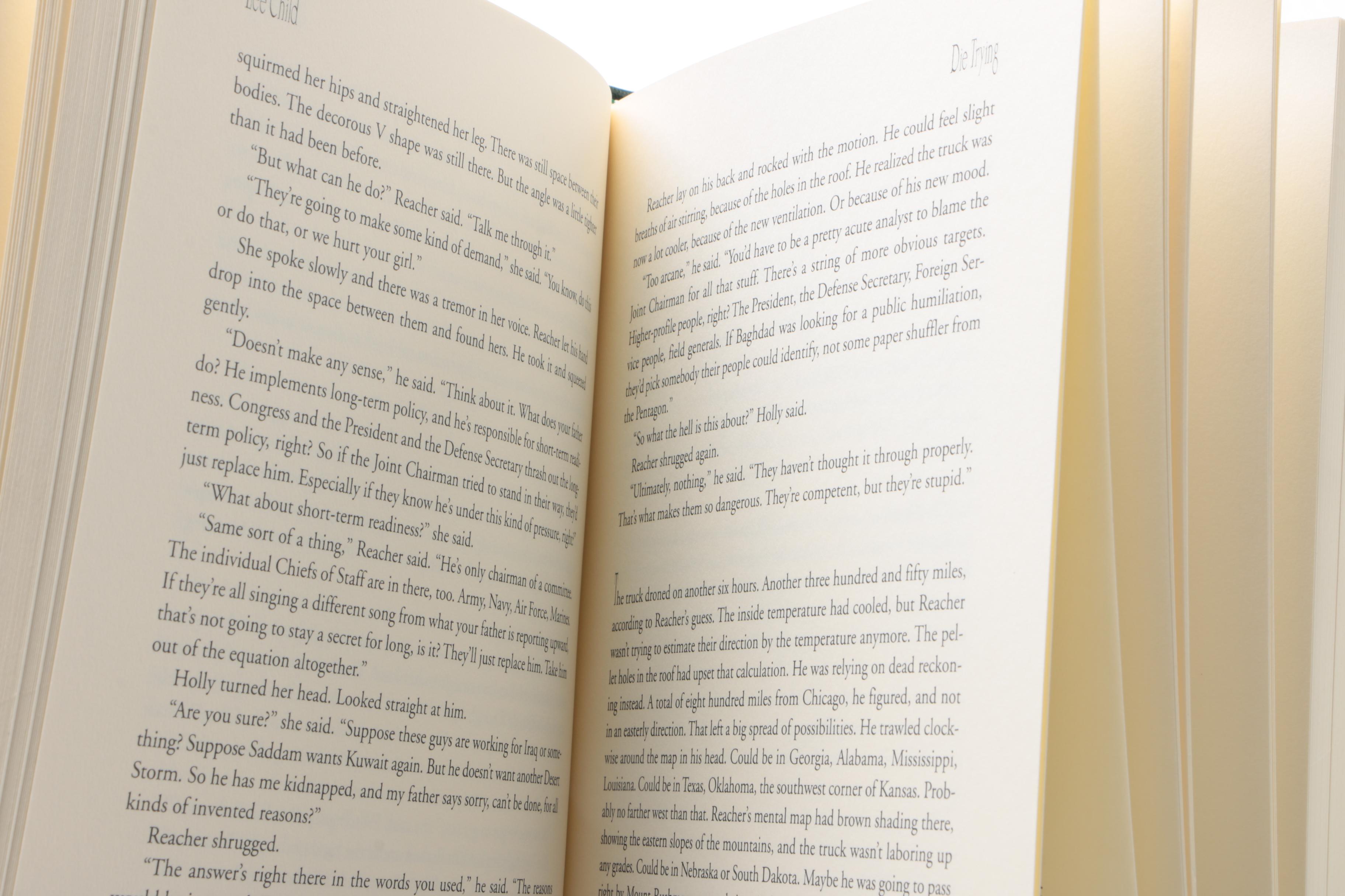 Signed Limited Edition Lee Child Books Published by The Mysterious Bookshop