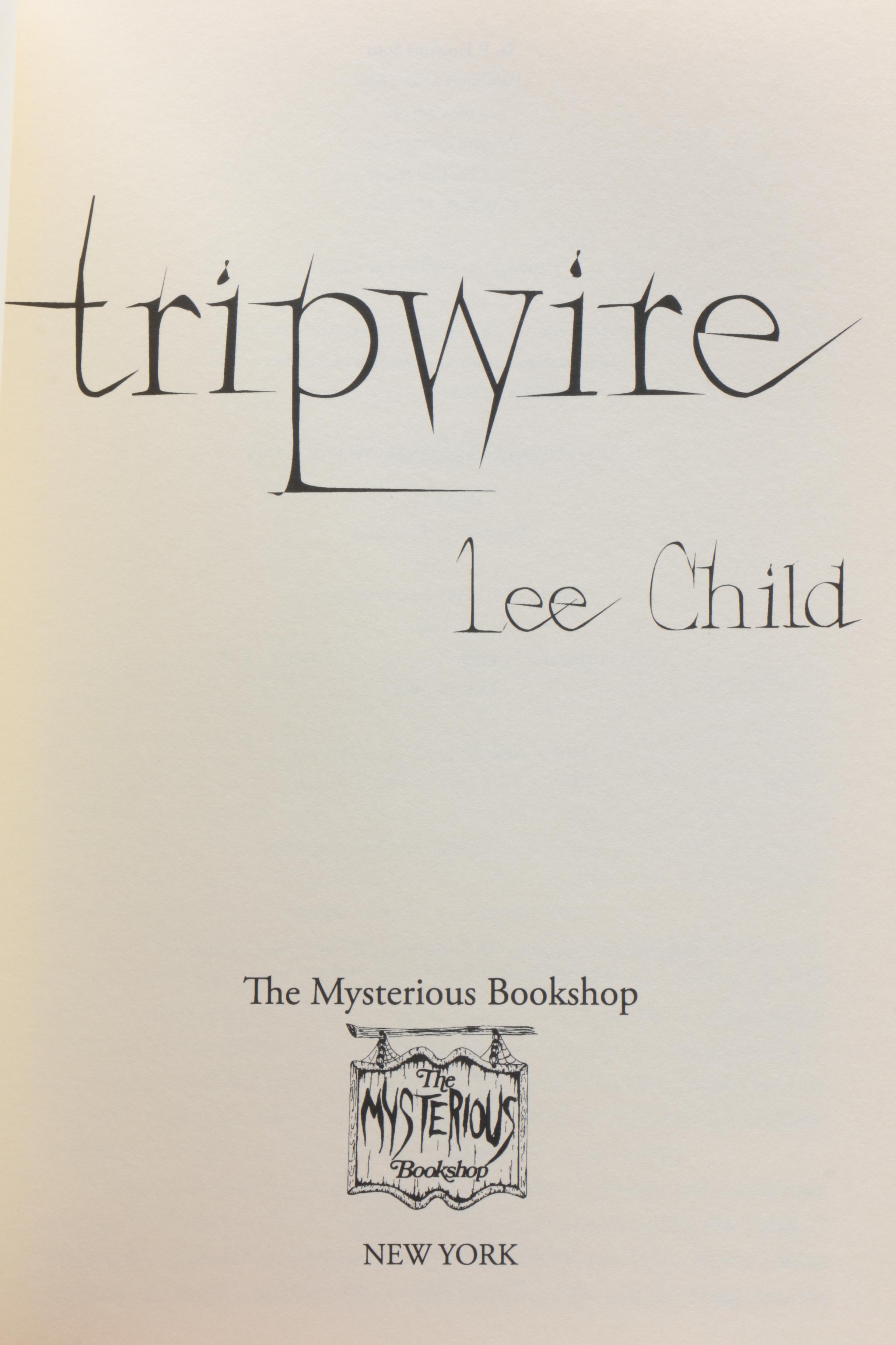 Signed Limited Edition Lee Child Books Published by The Mysterious Bookshop