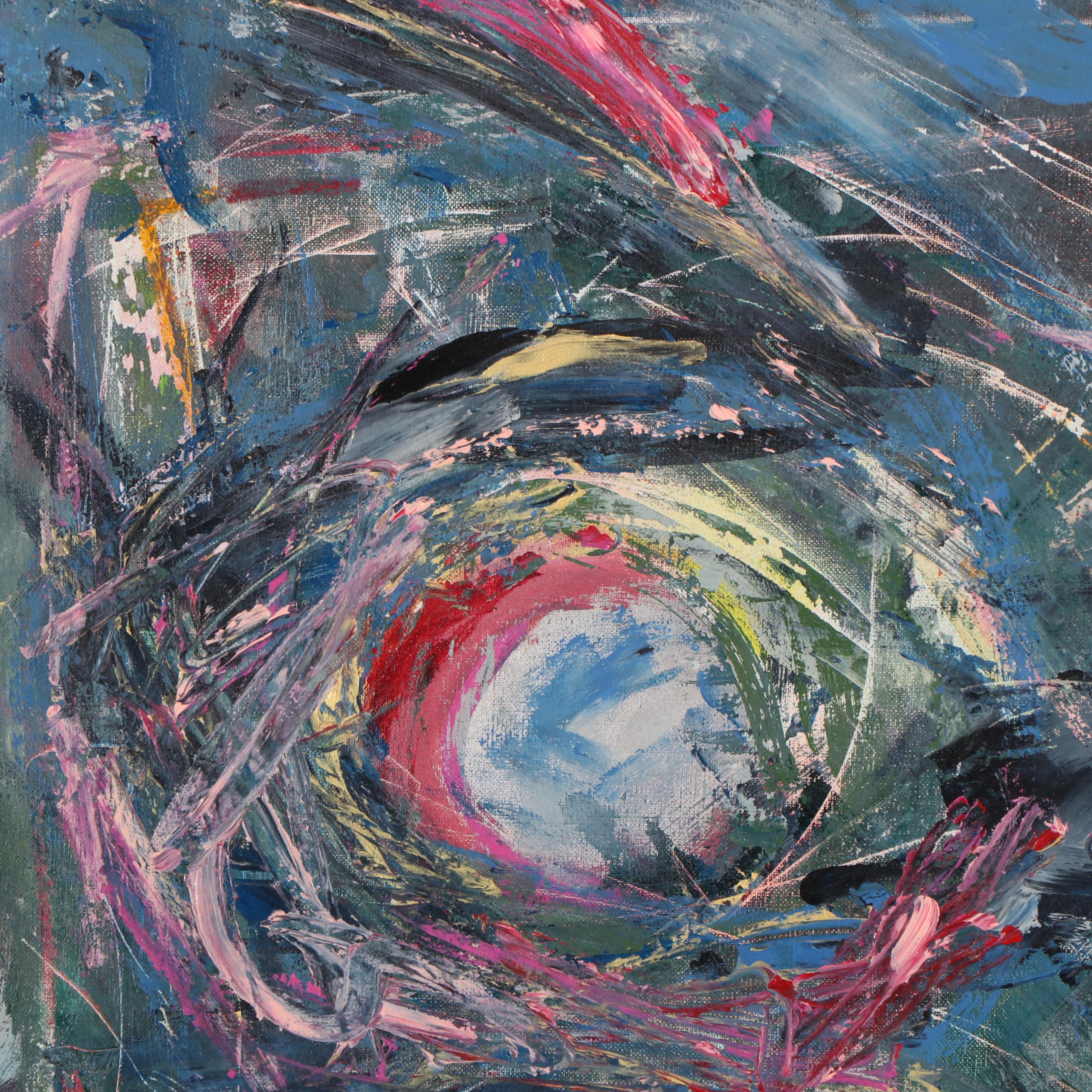 1988 Stefan Georg Acrylic Painting "Jazz"